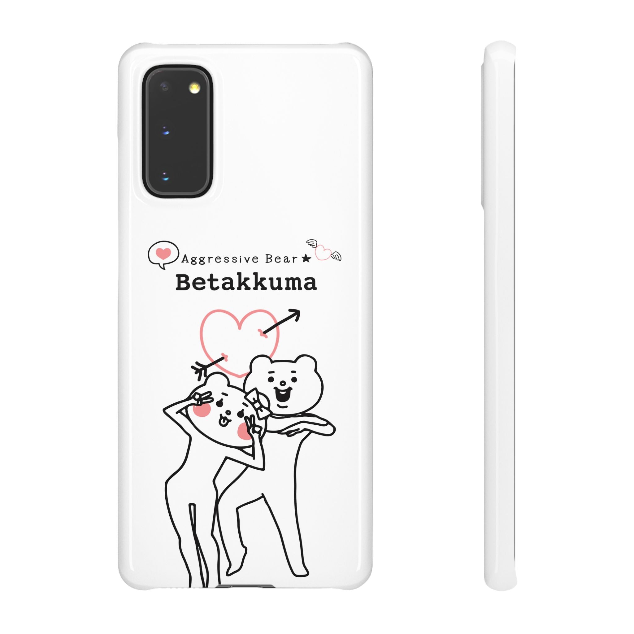 Betakkuma Arrow Heart Phone Case
