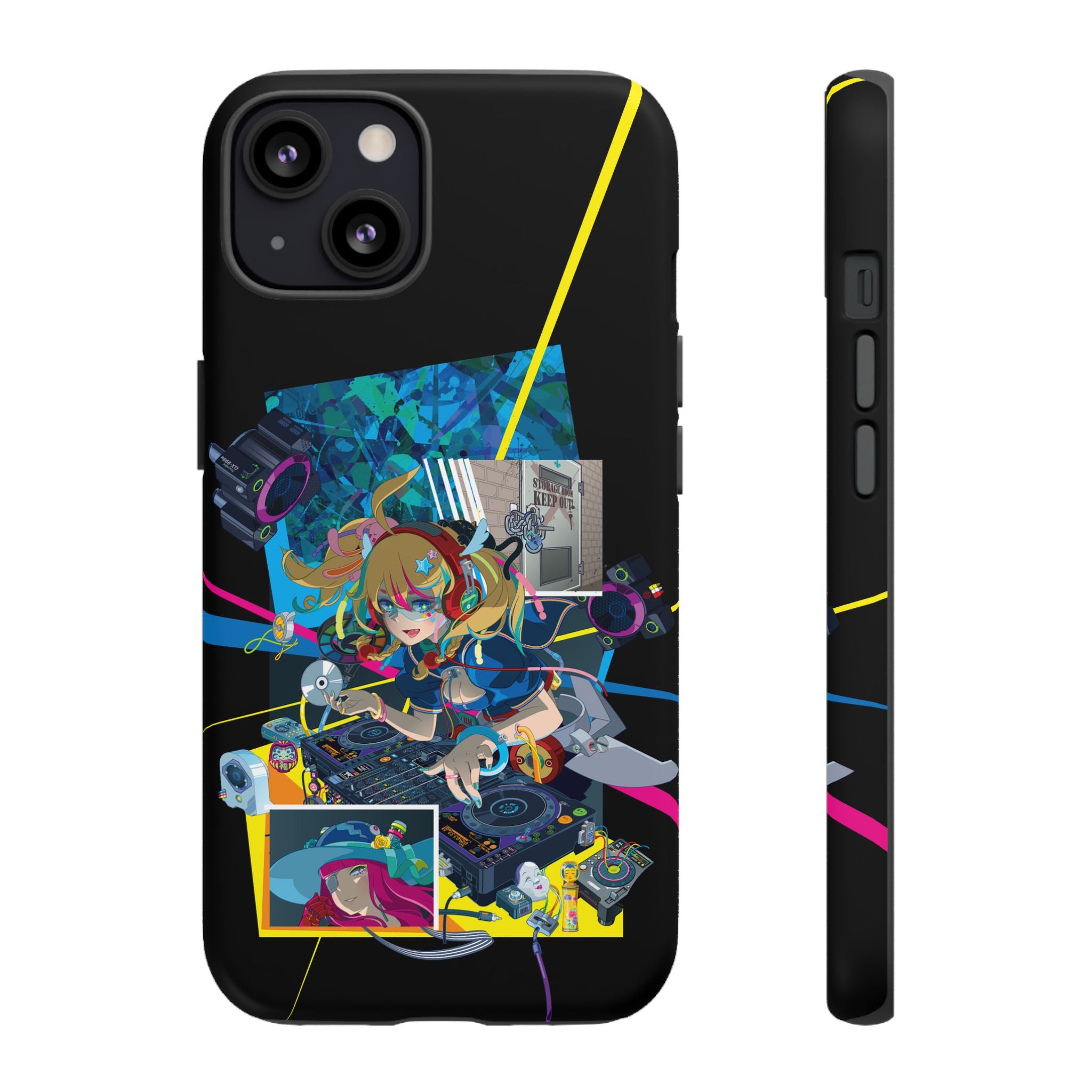 HYPERSONIC music club DJ VAL - Tough Phone Case