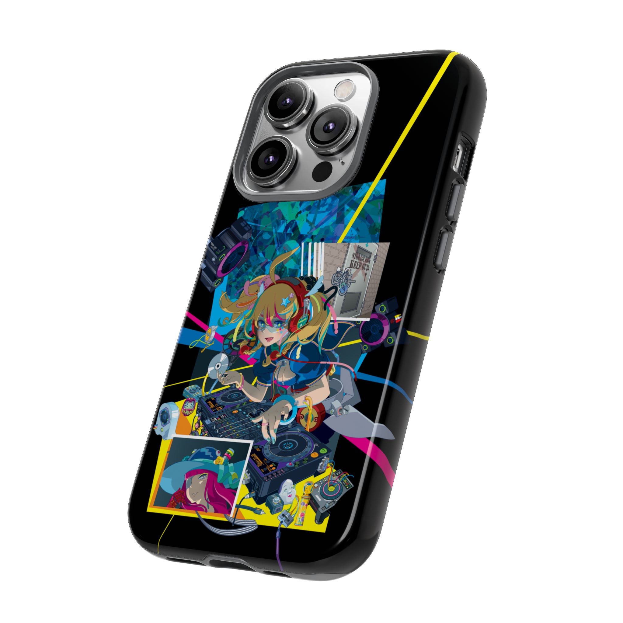 HYPERSONIC music club DJ VAL - Tough Phone Case