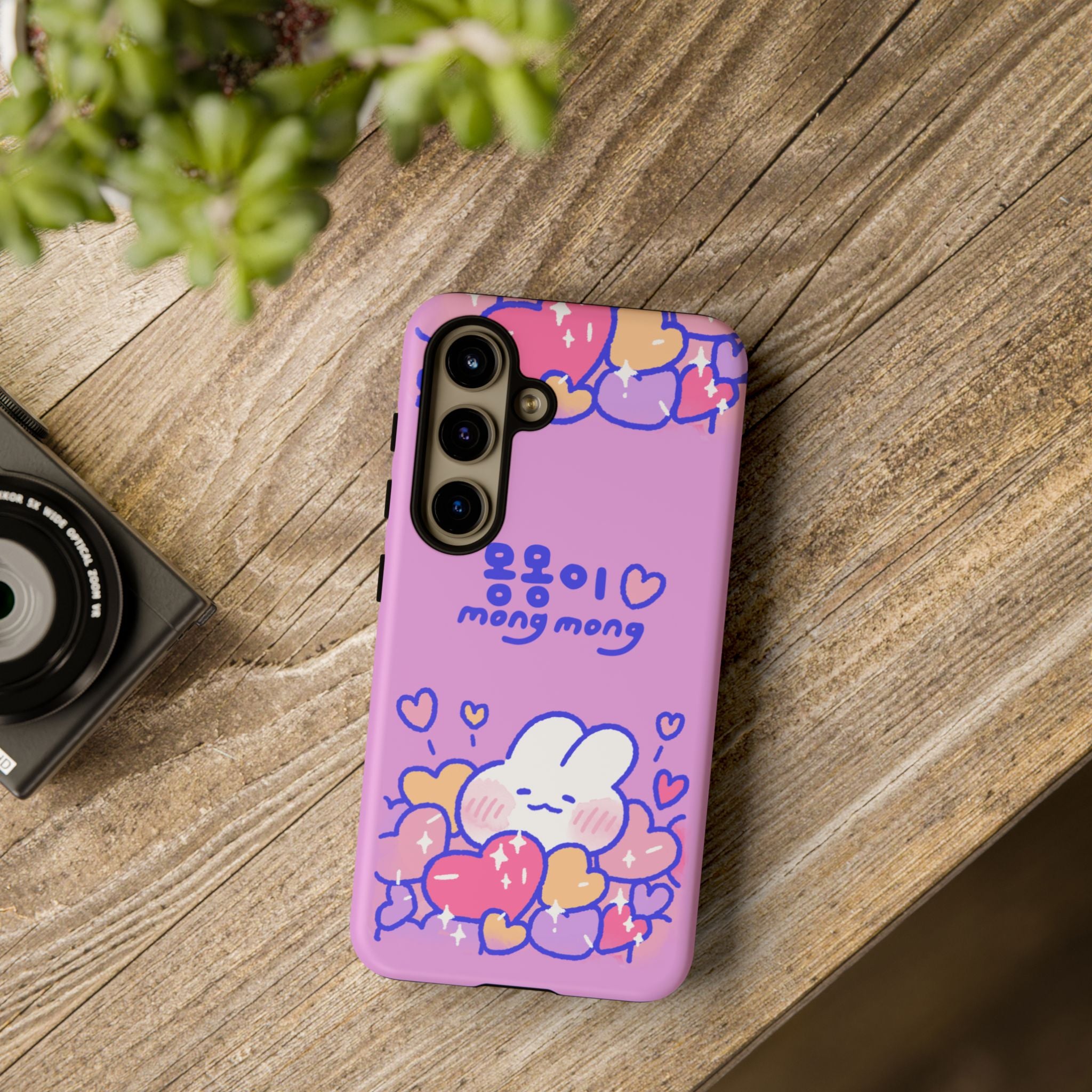 Lovely Mong Mong Heart Bath Phone Case