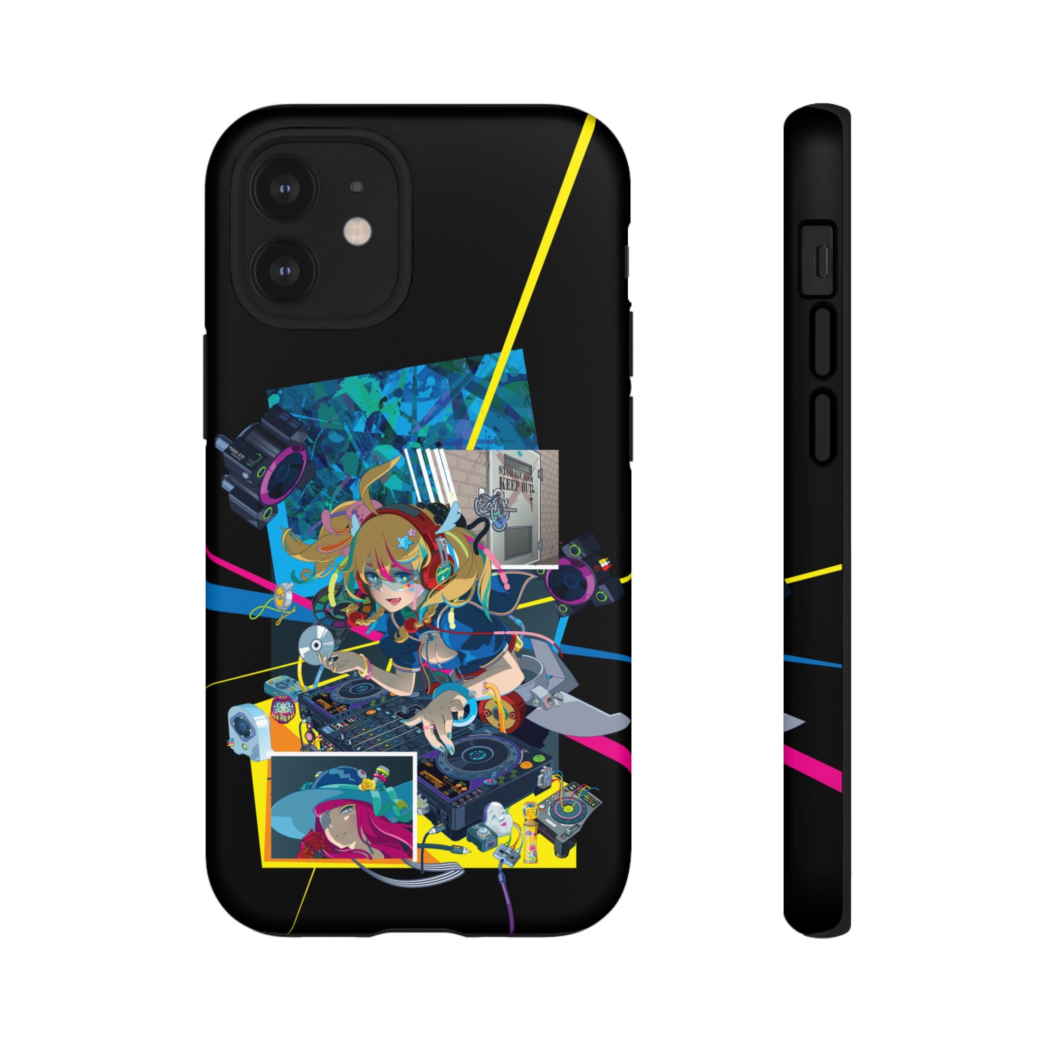 HYPERSONIC music club DJ VAL - Tough Phone Case