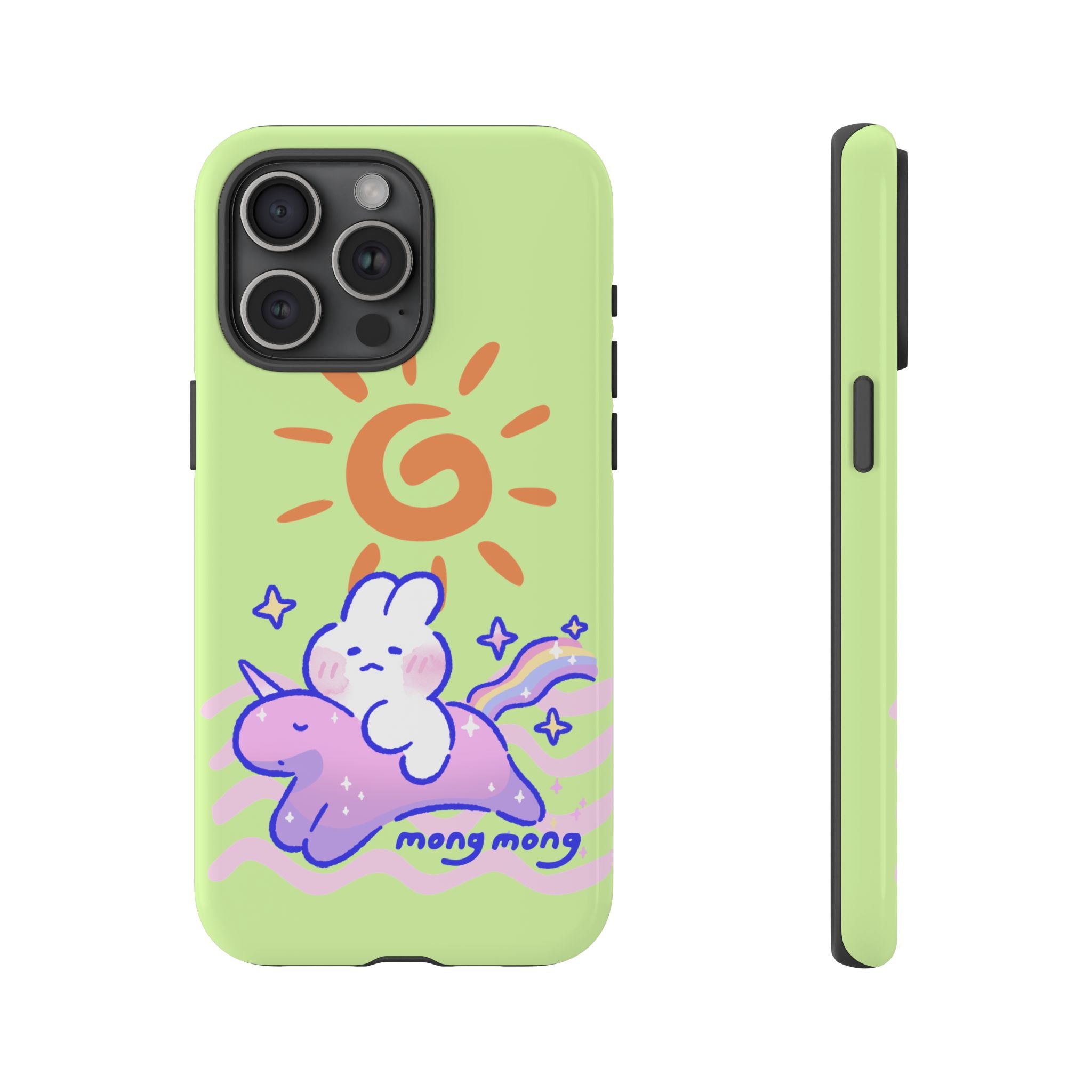Lovely Mong Mong Ride a Unicorn Phone Case