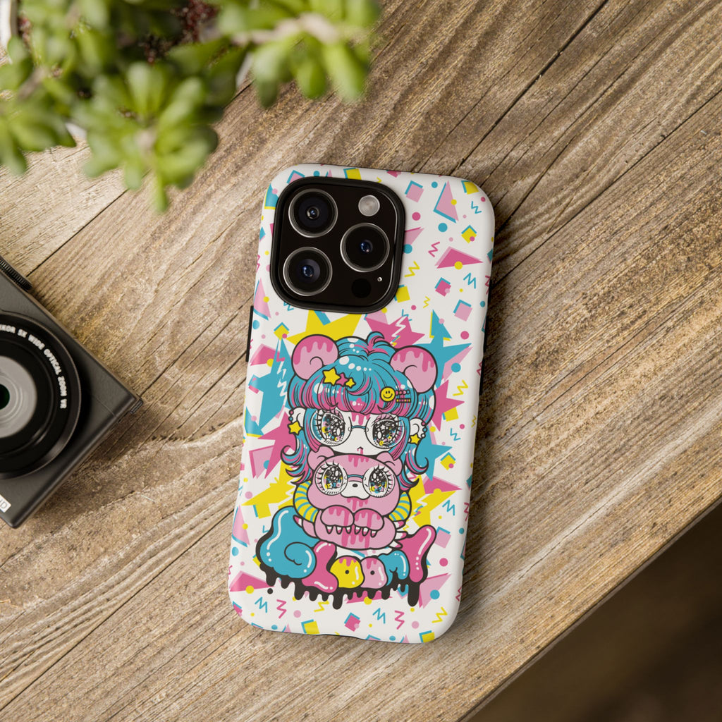 YURIE SEKIYA X GLOOMY BEAR ⭐️ FIRE GIRL PHONE CASE