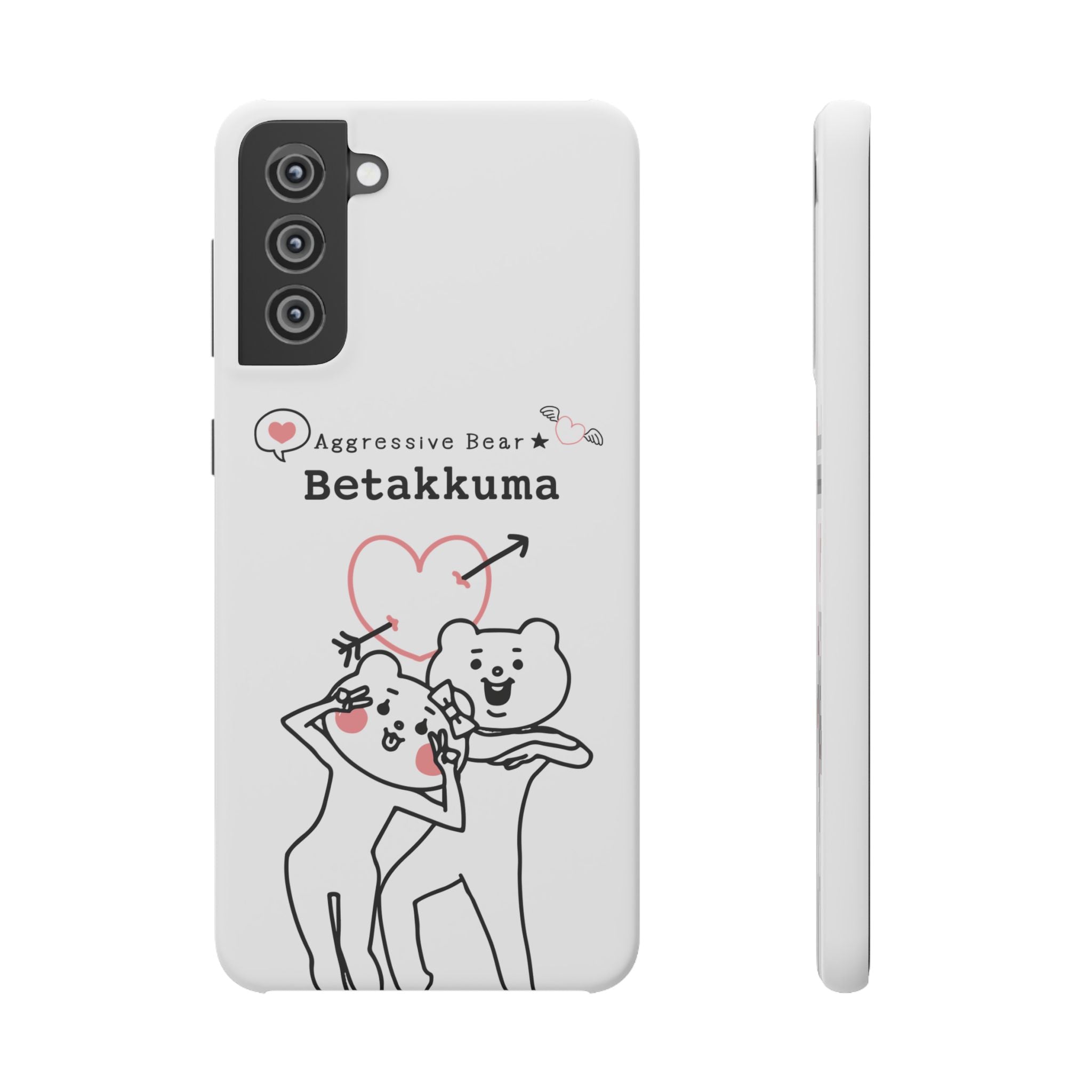 Betakkuma Arrow Heart Phone Case