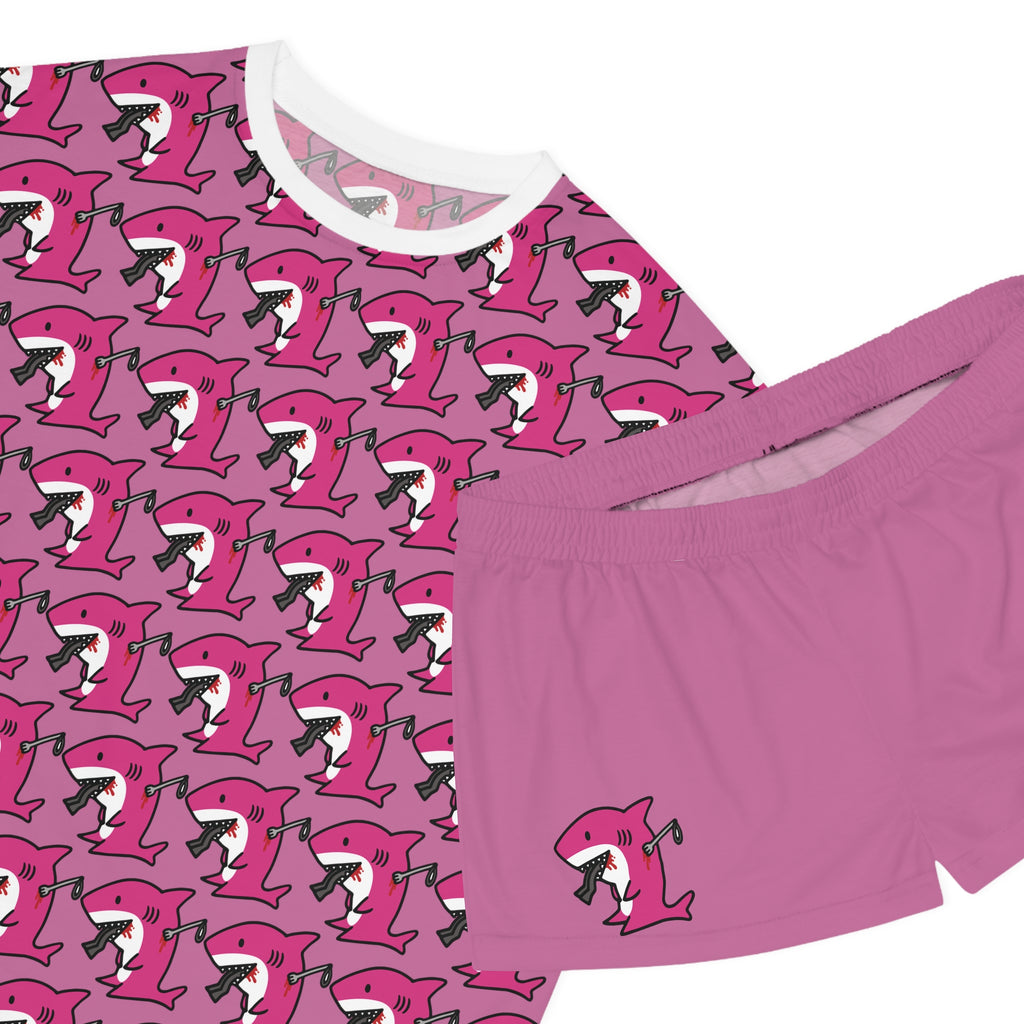 Slit Gill Pink Pajama Set