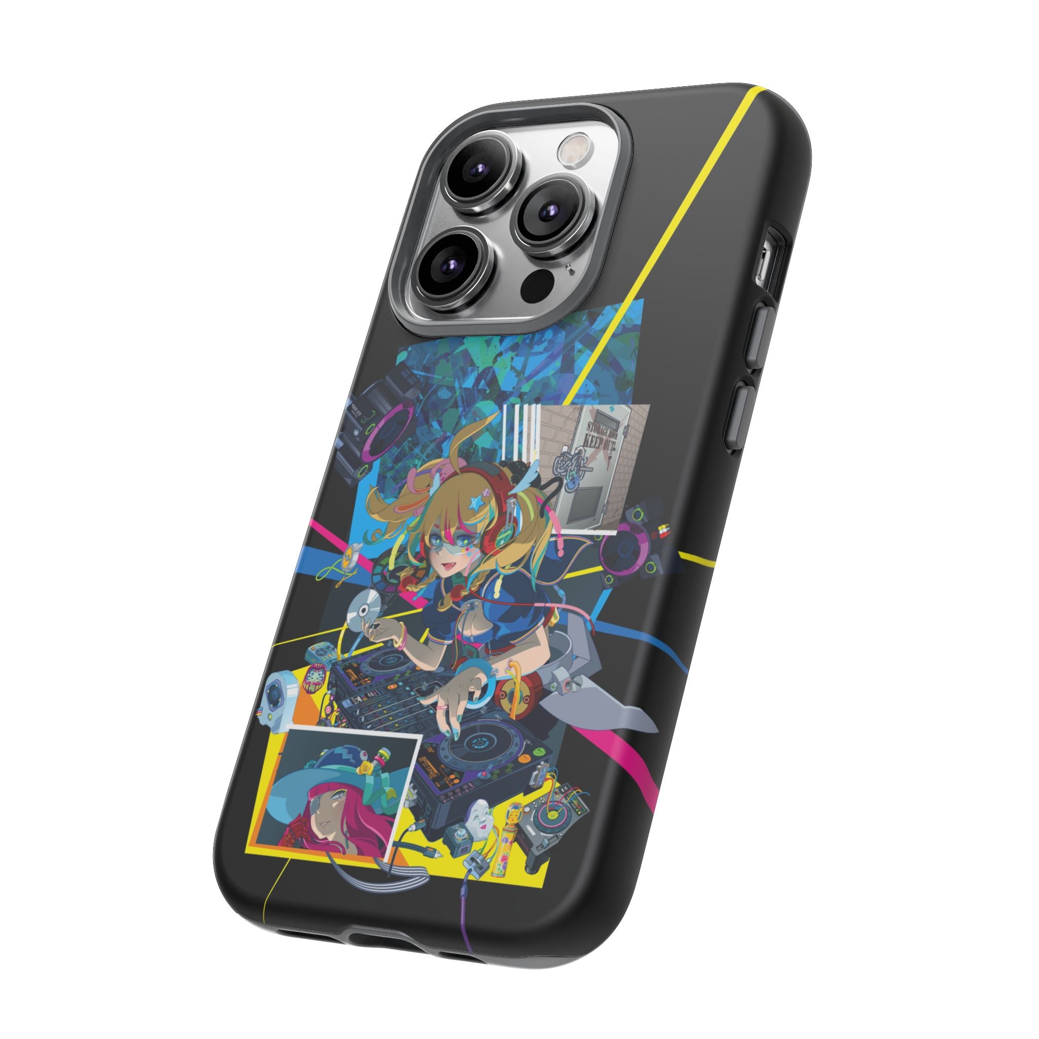 HYPERSONIC music club DJ VAL - Tough Phone Case
