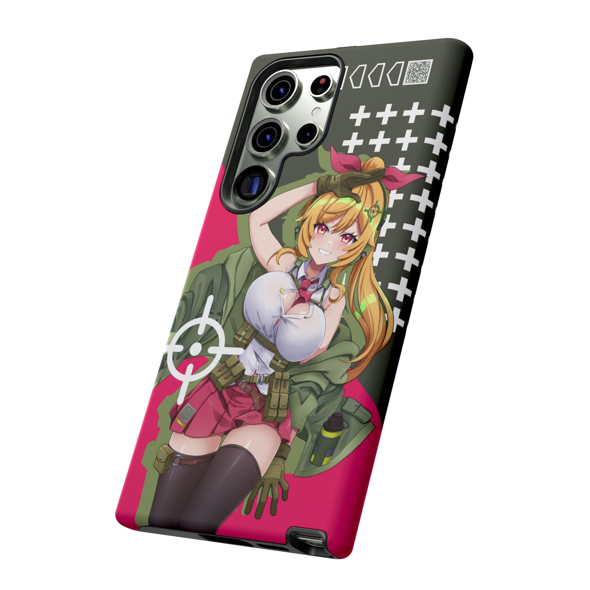 タレットガールズ - ロックオン スマホケース