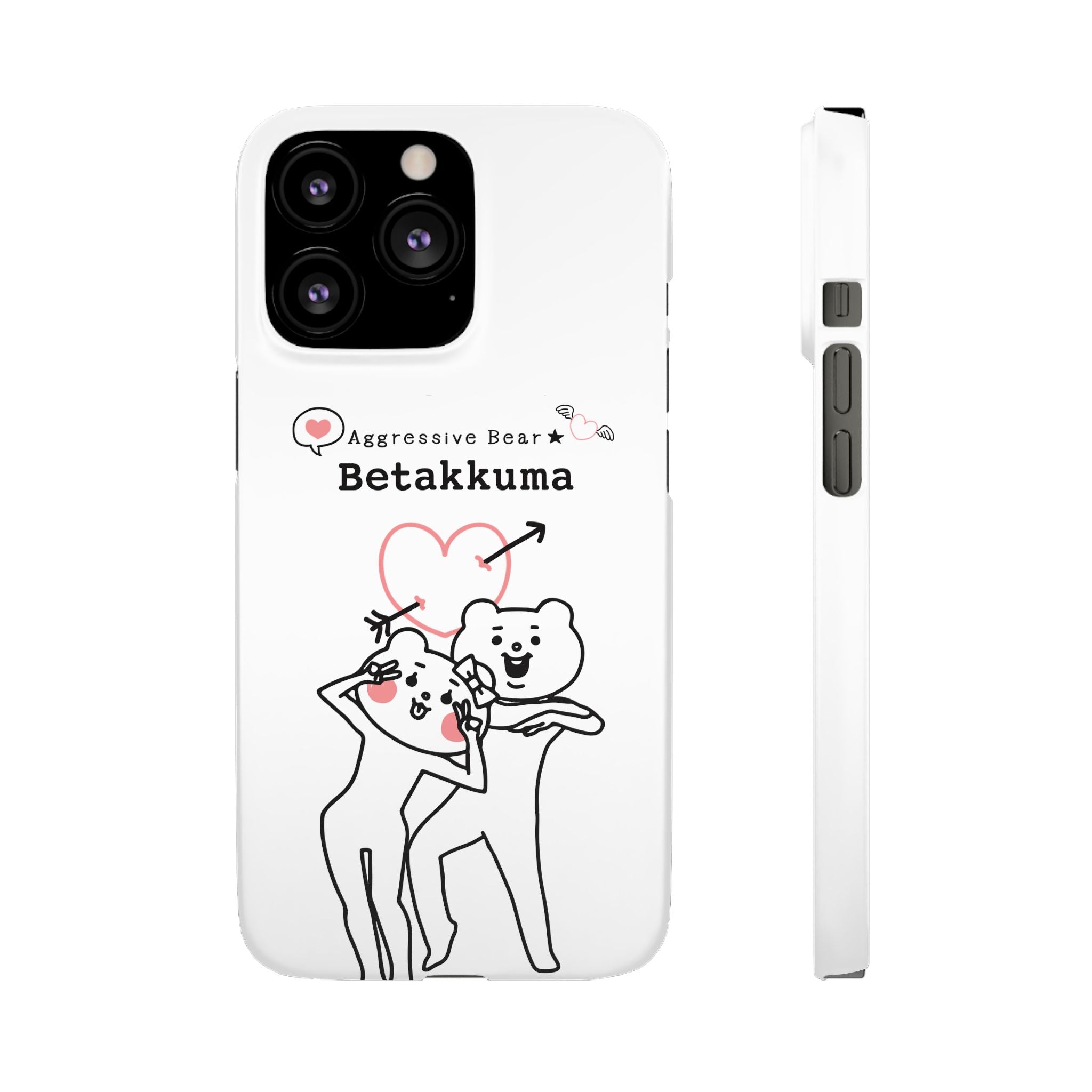 Betakkuma Arrow Heart Phone Case