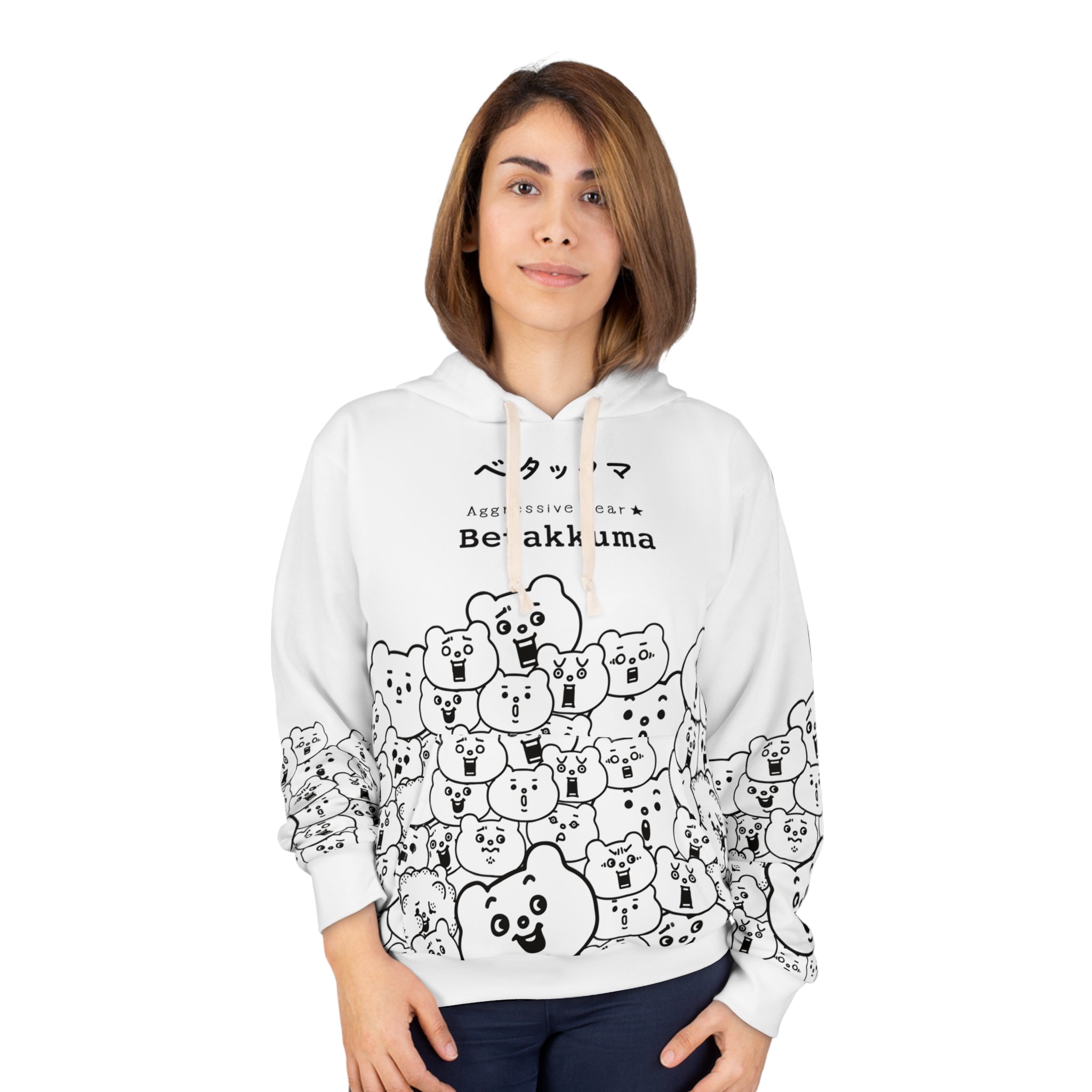 Betakkuma Aggressive Bear Hoodie