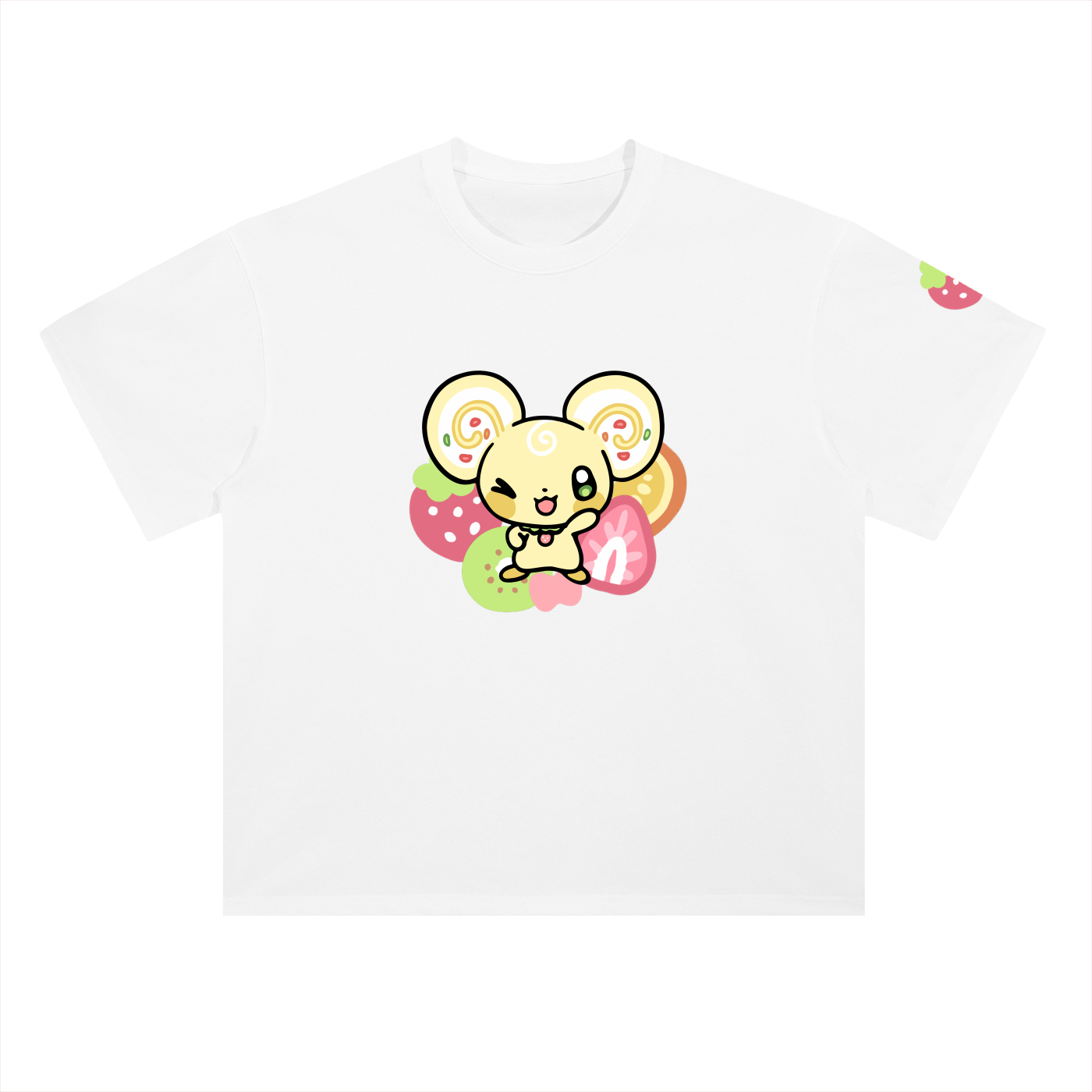 ロールケーキ・ドリーマリー - ロールケーキクマTシャツ