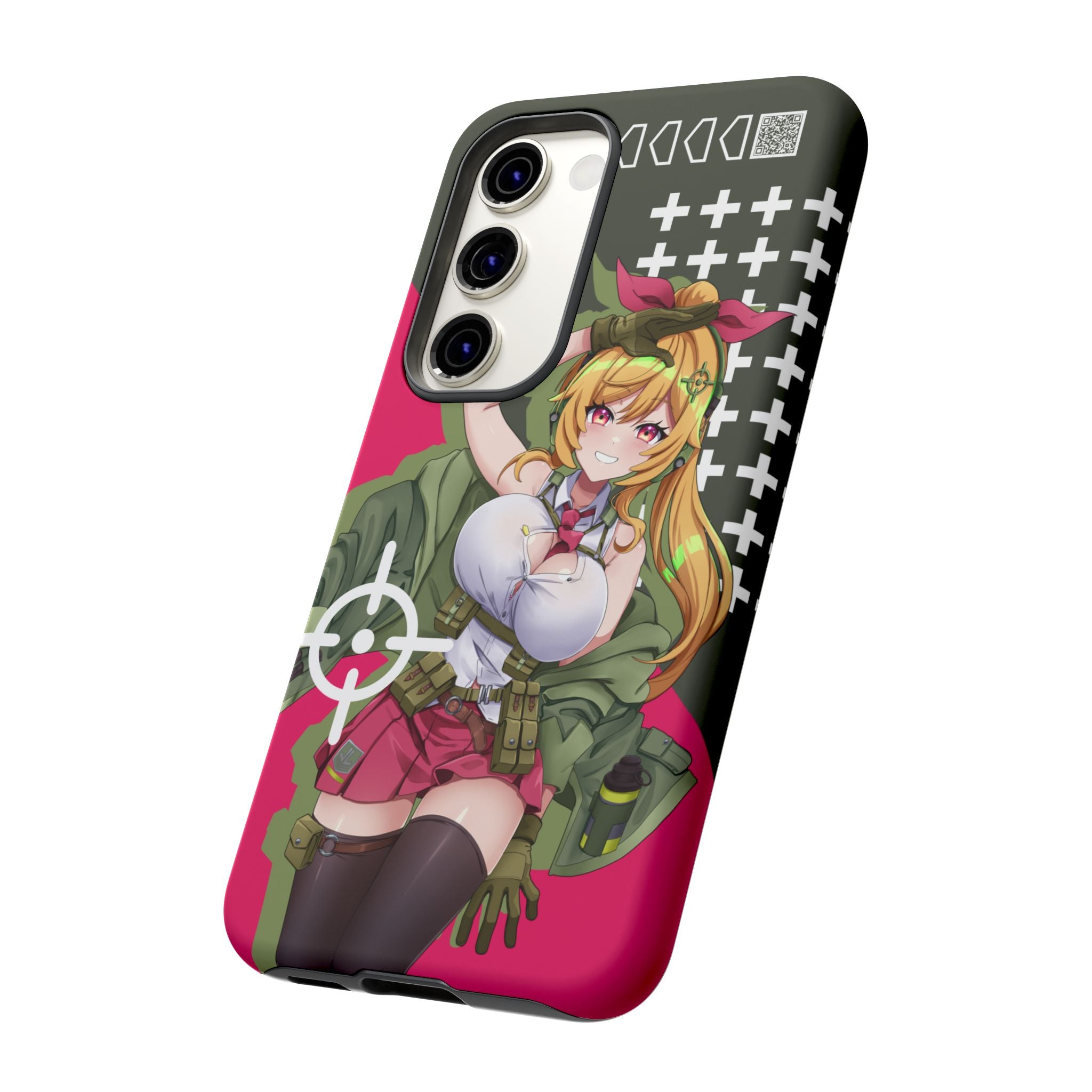 タレットガールズ - ロックオン スマホケース