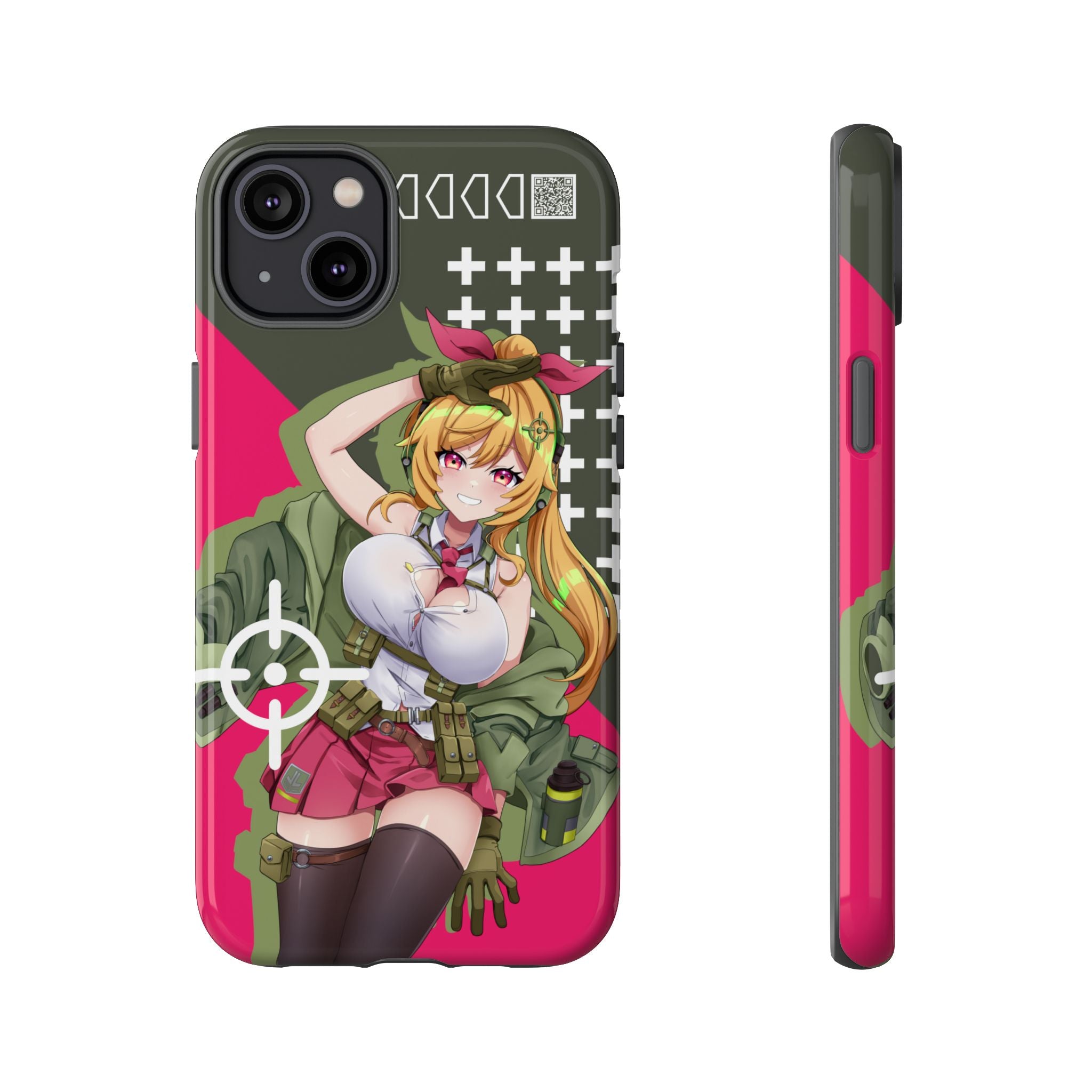 タレットガールズ - ロックオン スマホケース