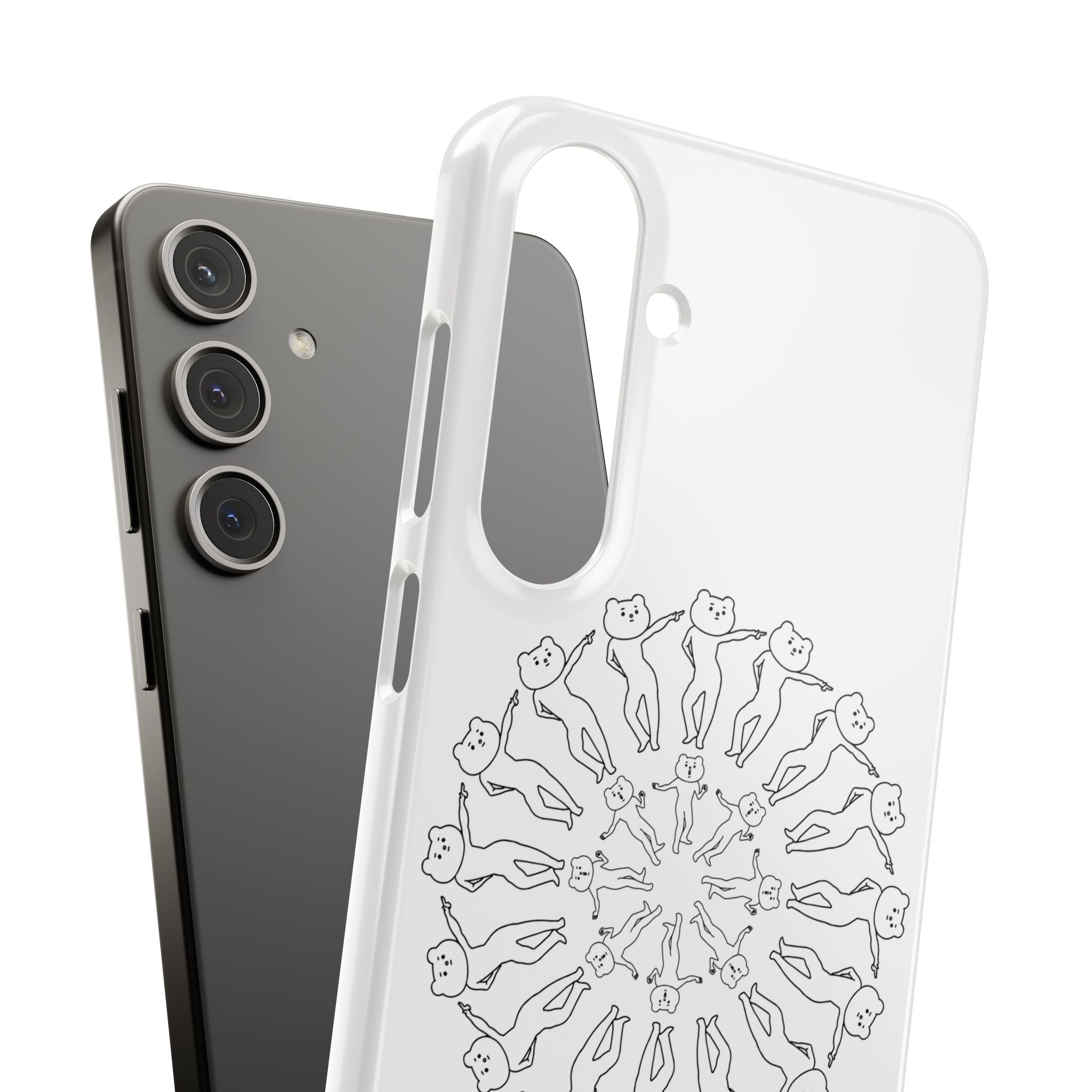 Betakkuma Swirl Pattern Phone Case