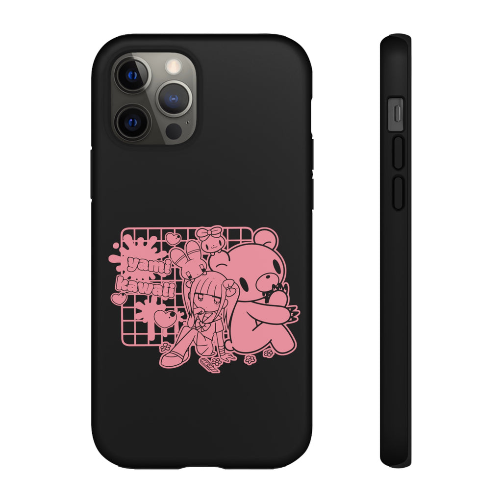 Menherachan X Gloomy Bear Yami Kawaii Phone Case
