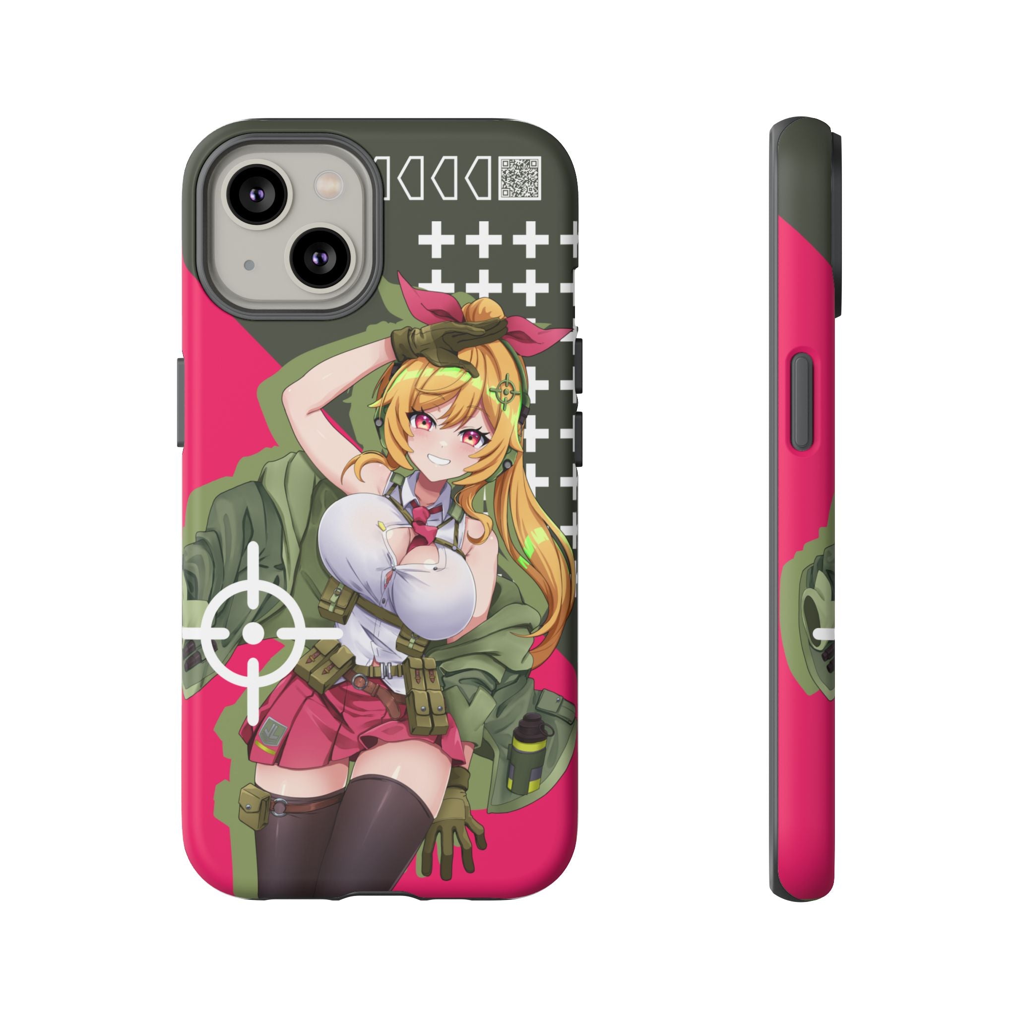 タレットガールズ - ロックオン スマホケース