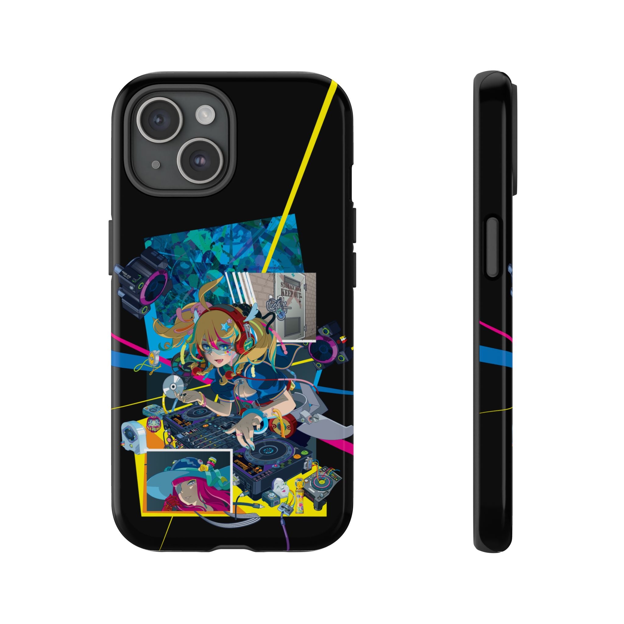 HYPERSONIC music club DJ VAL - Tough Phone Case