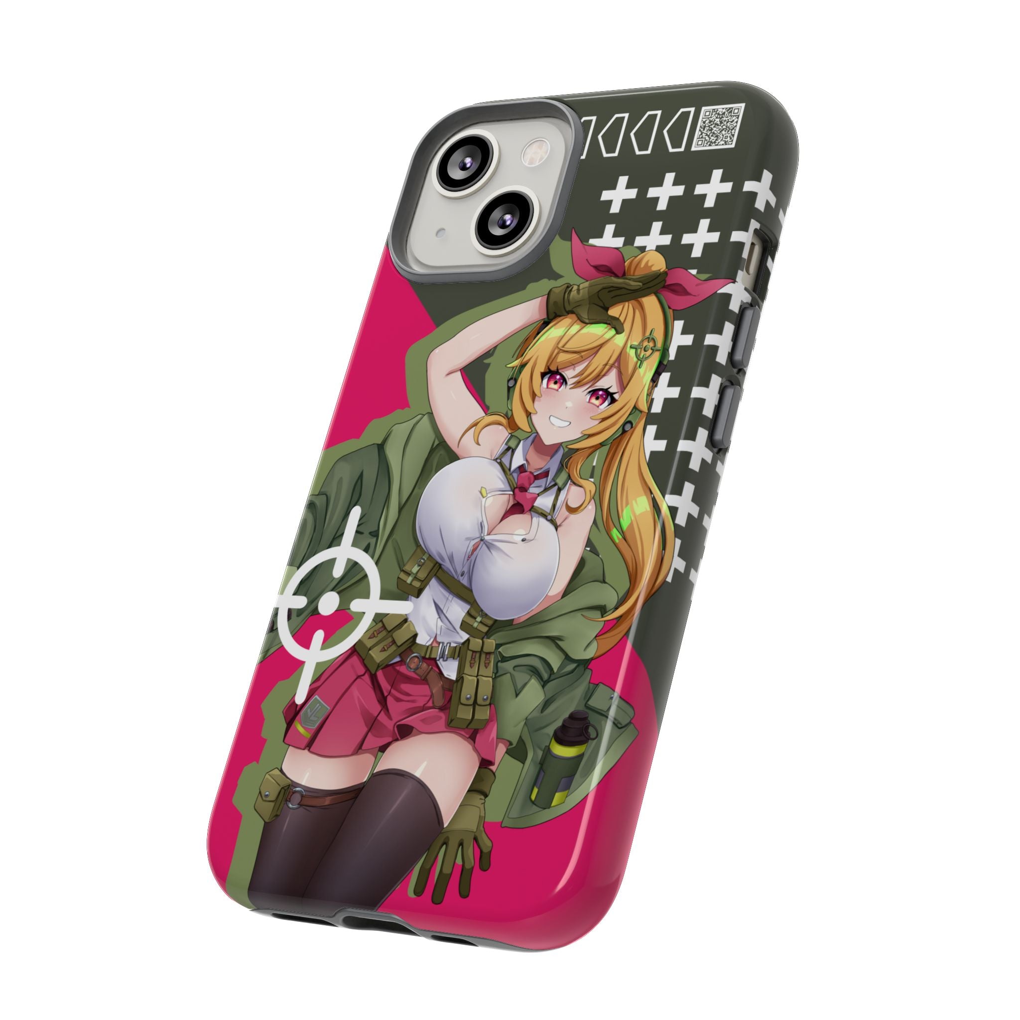 タレットガールズ - ロックオン スマホケース