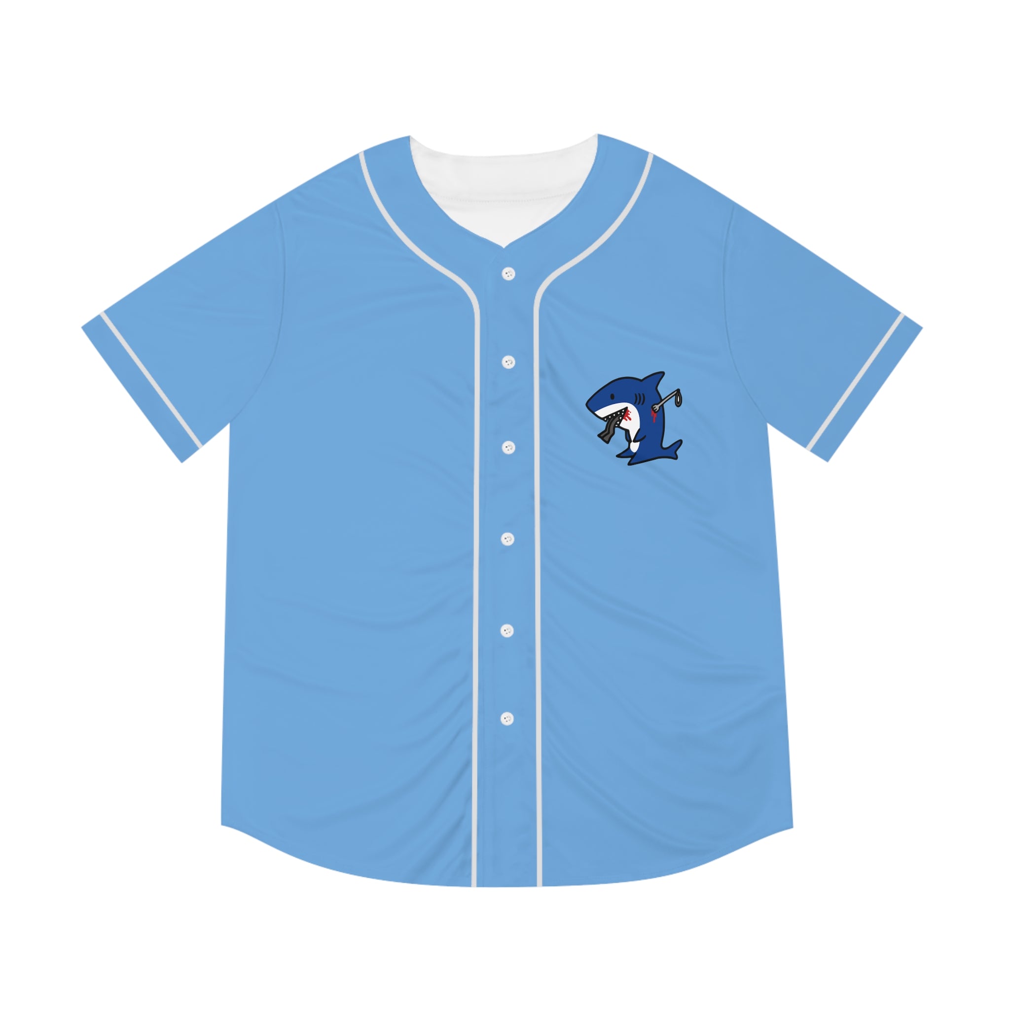 Blue Slitgill Baseball Jersey (AOP)