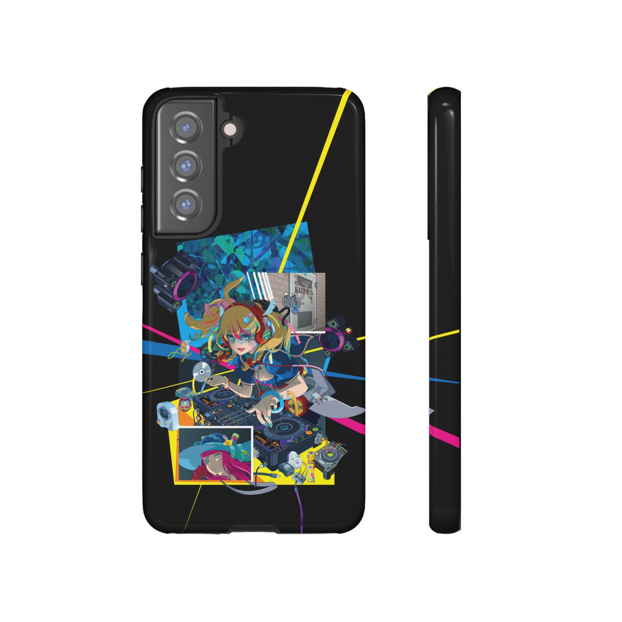 HYPERSONIC music club DJ VAL - Tough Phone Case