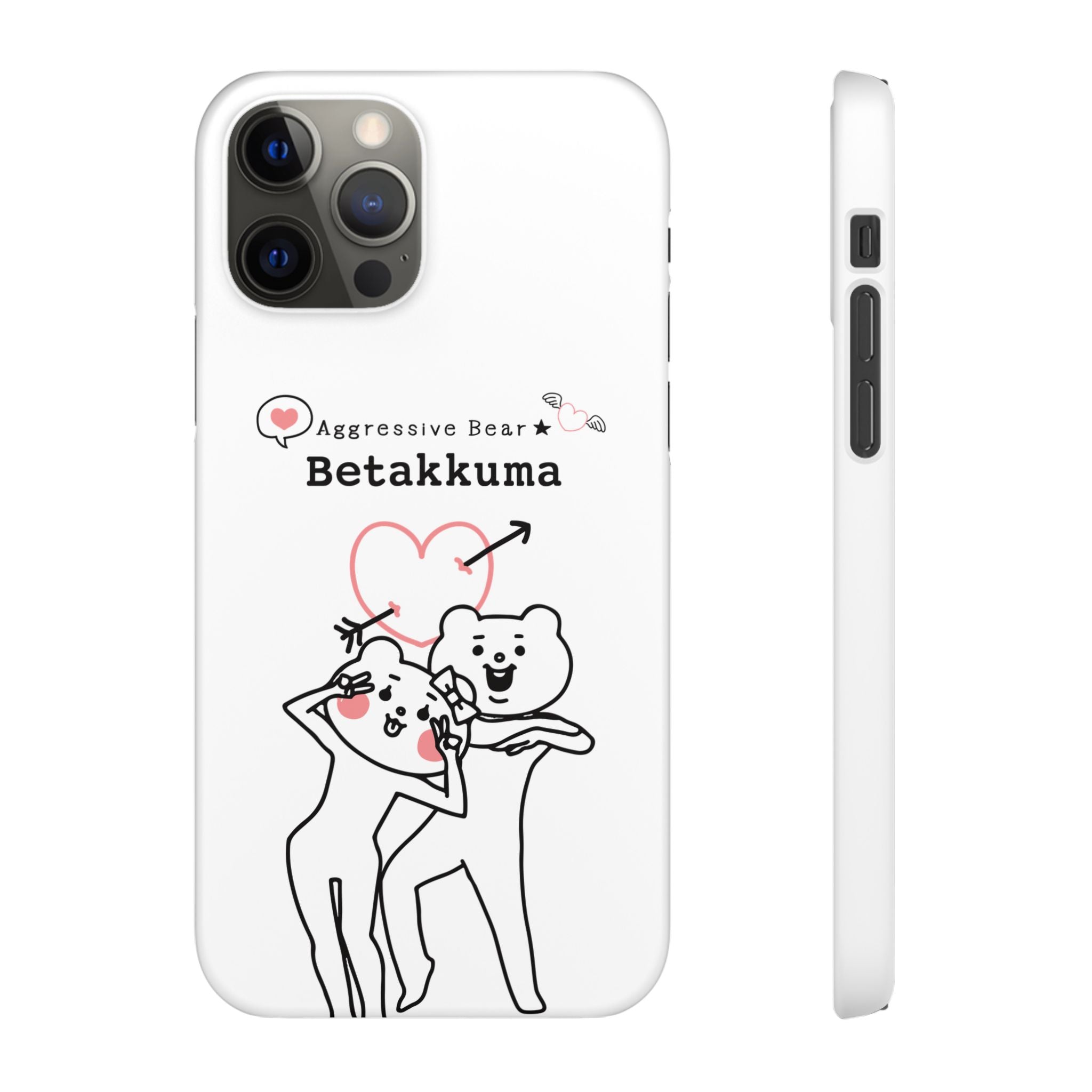 Betakkuma Arrow Heart Phone Case