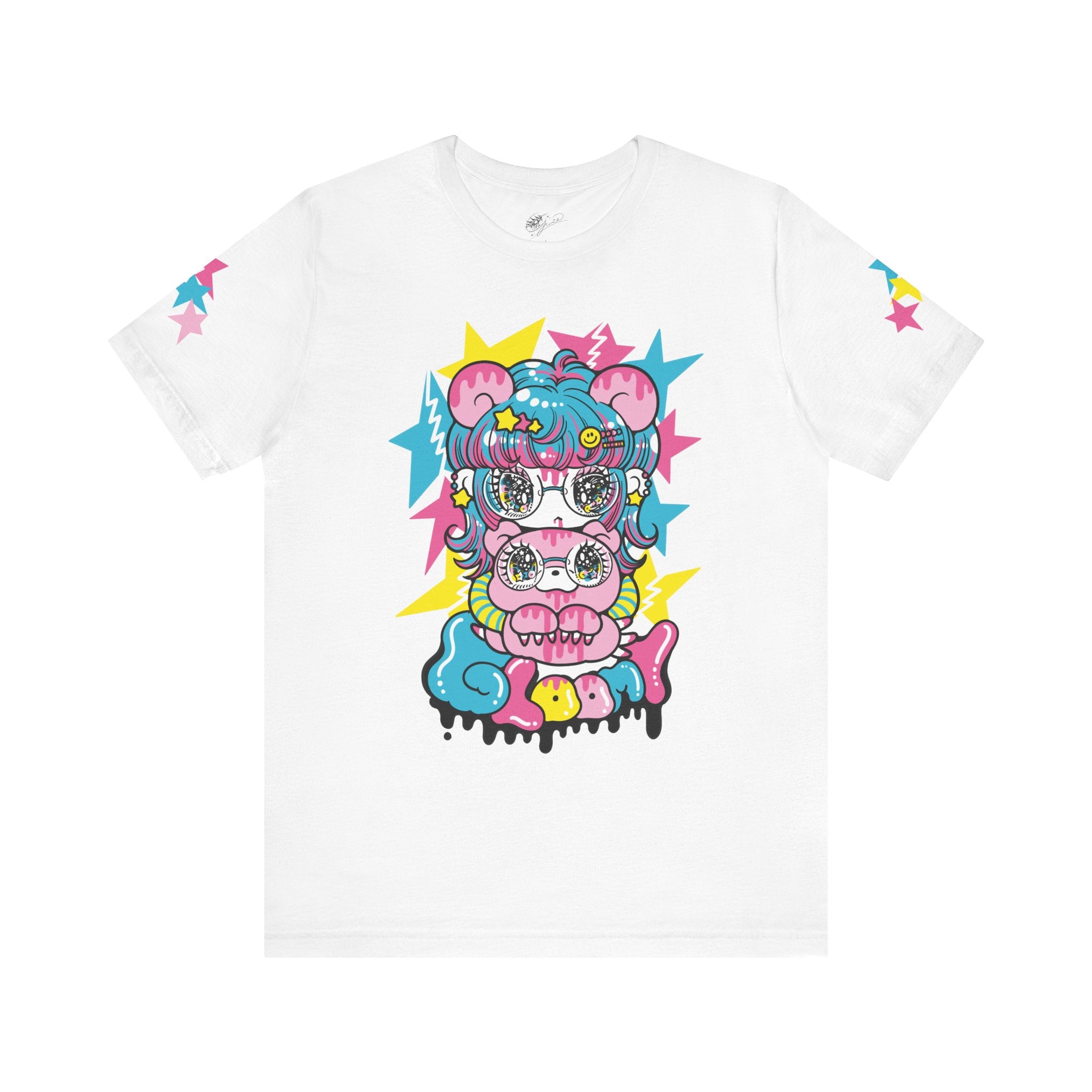 YURIE SEKIYA X GLOOMY BEAR🌟 STARRY GAL 2024 ユニセックス 半袖Tシャツ
