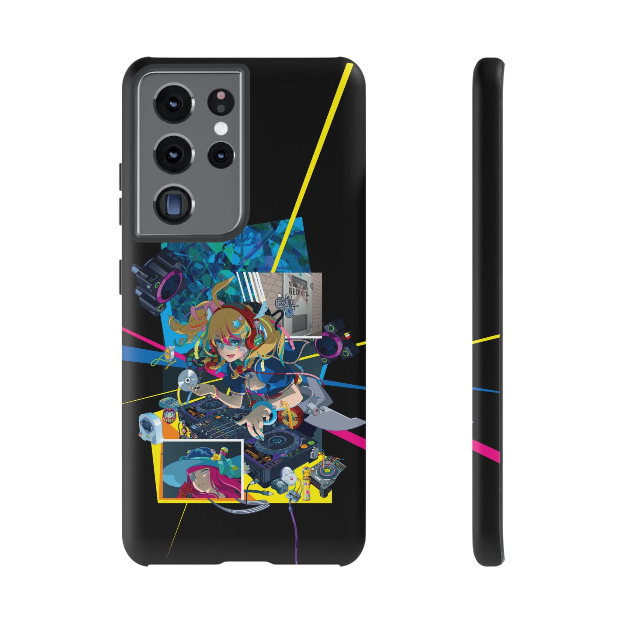 HYPERSONIC music club DJ VAL - Tough Phone Case