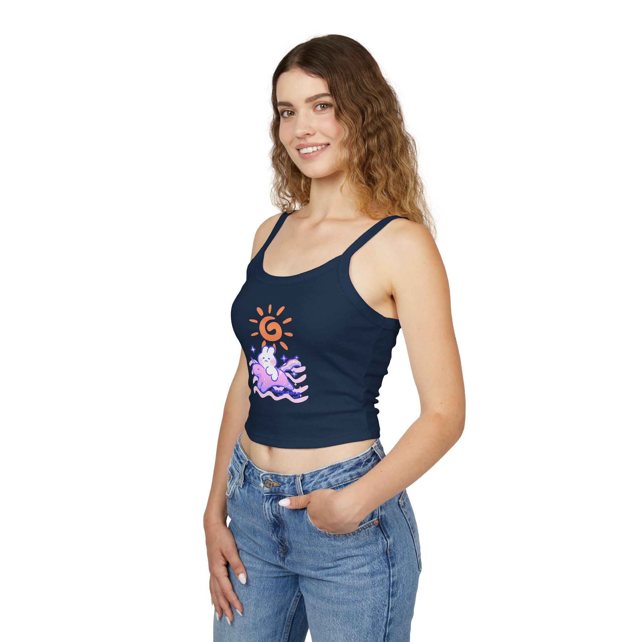 Lovely Mong Mong Spaghetti Strap Tank Top