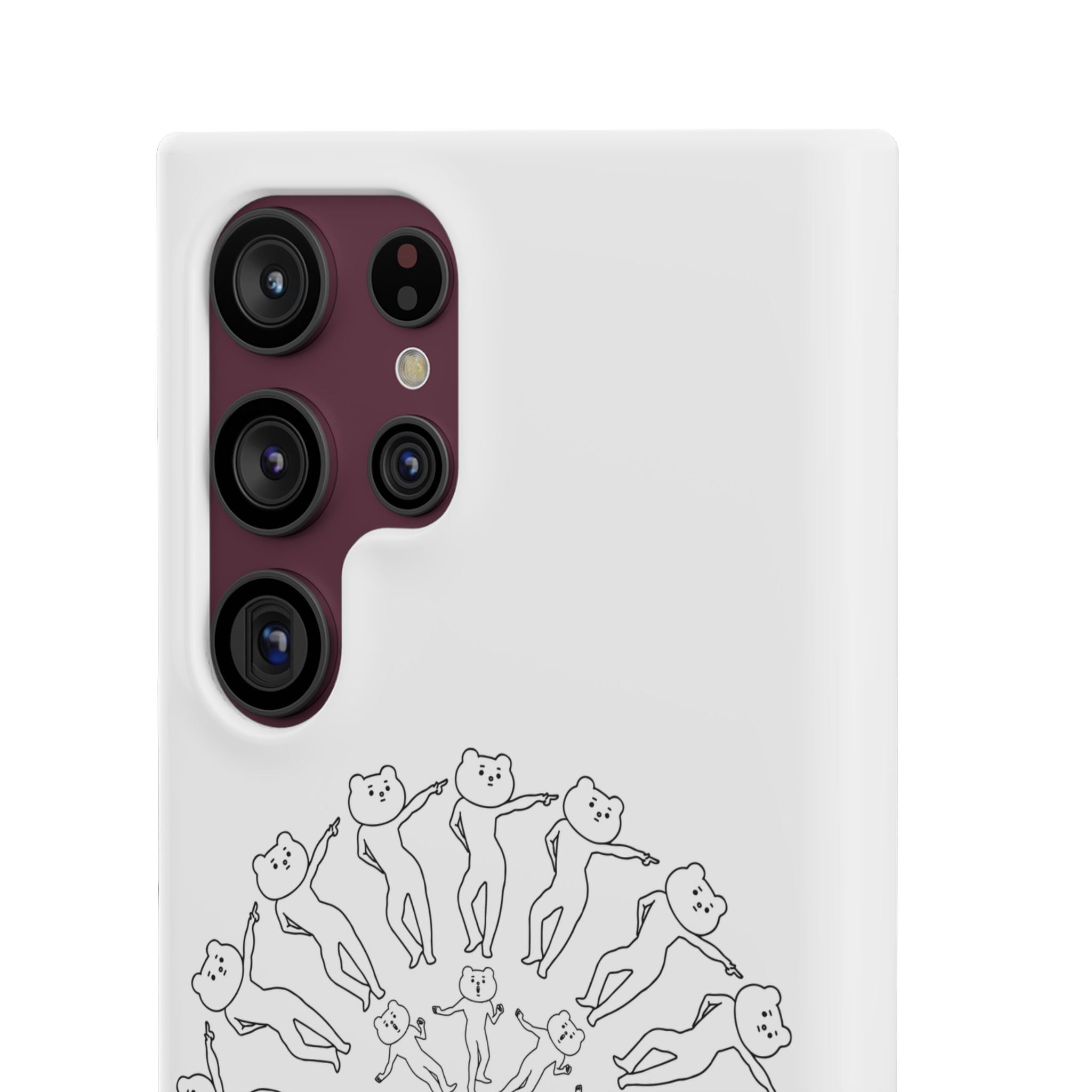 Betakkuma Swirl Pattern Phone Case