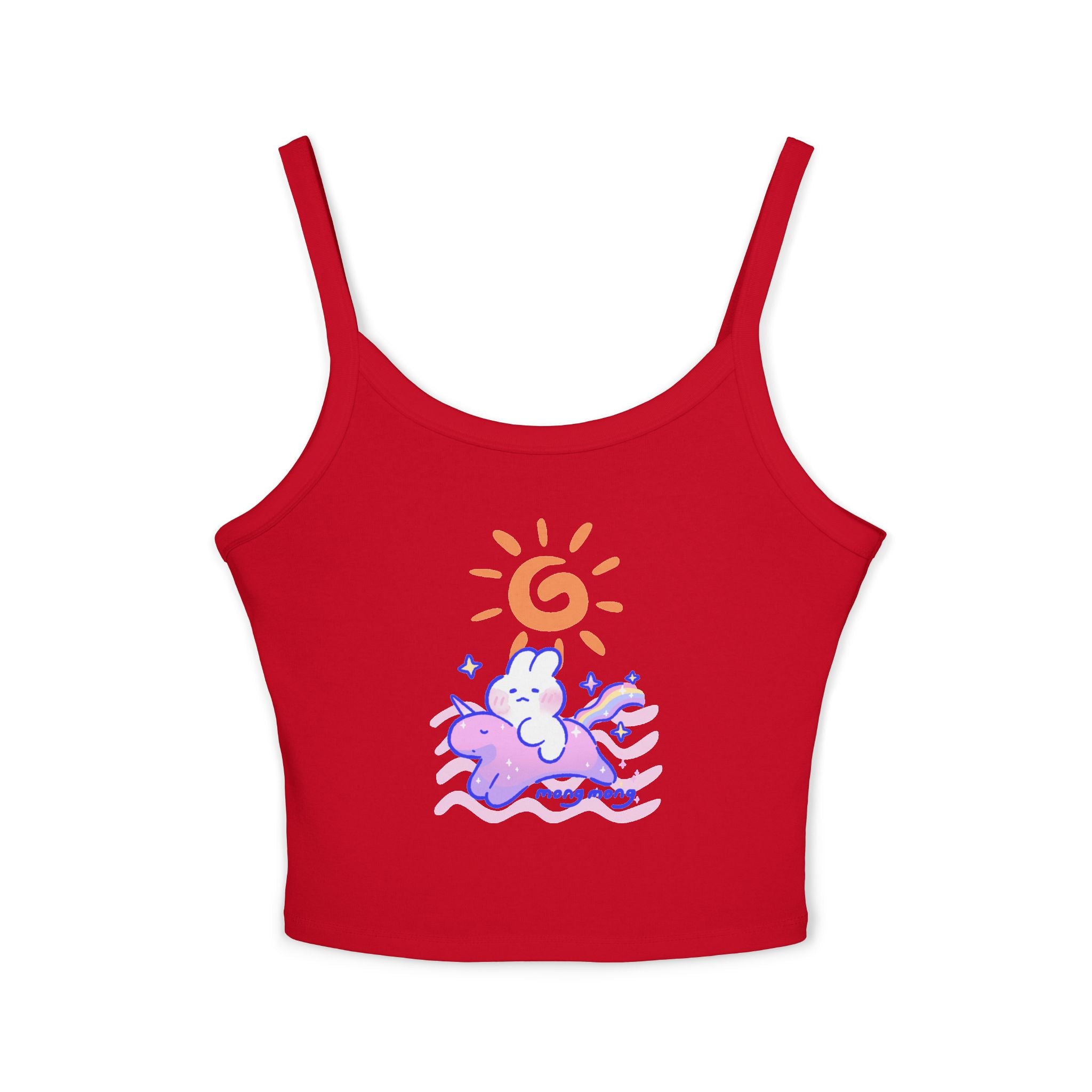 Lovely Mong Mong Spaghetti Strap Tank Top