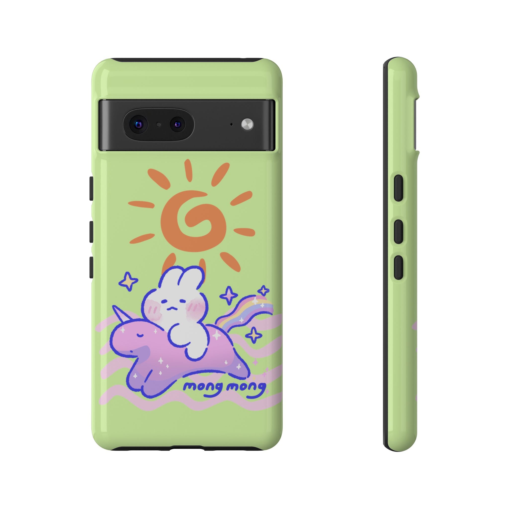 Lovely Mong Mong Ride a Unicorn Phone Case