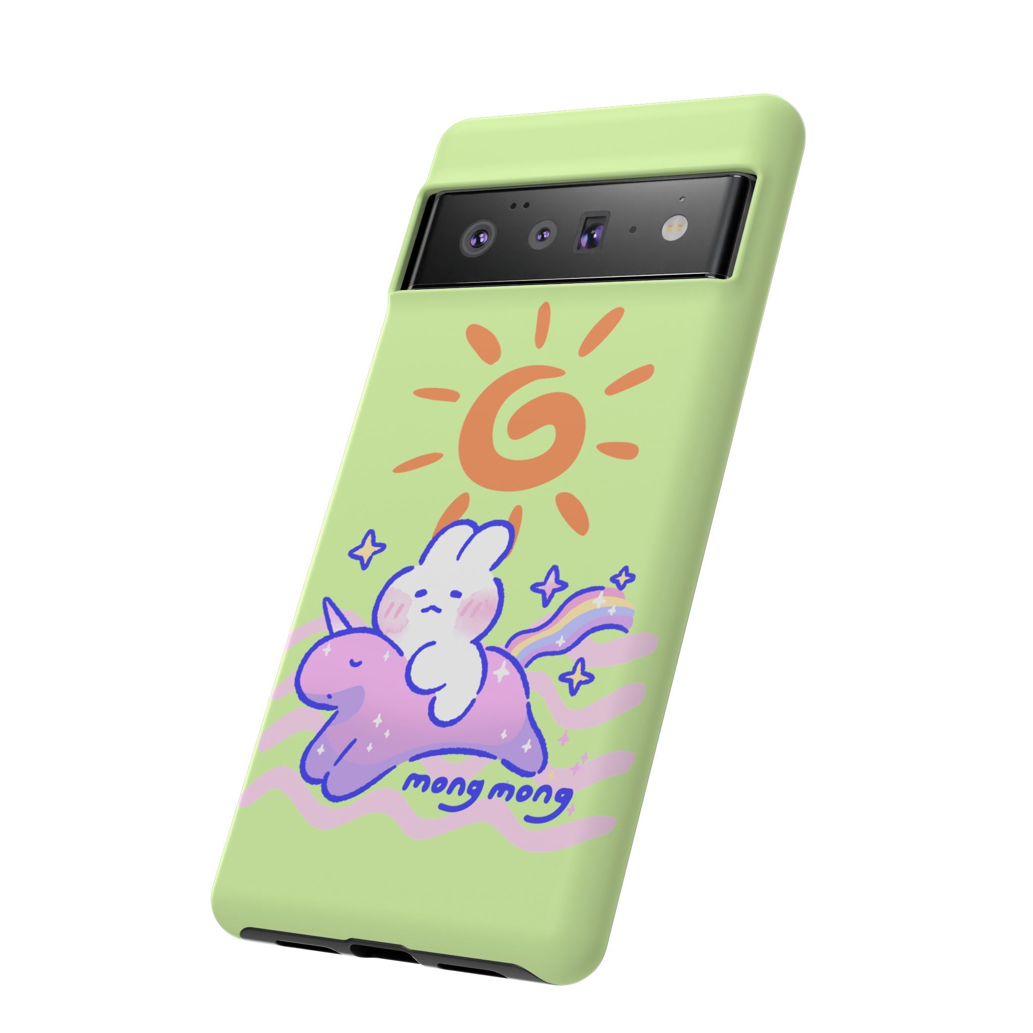 Lovely Mong Mong Ride a Unicorn Phone Case