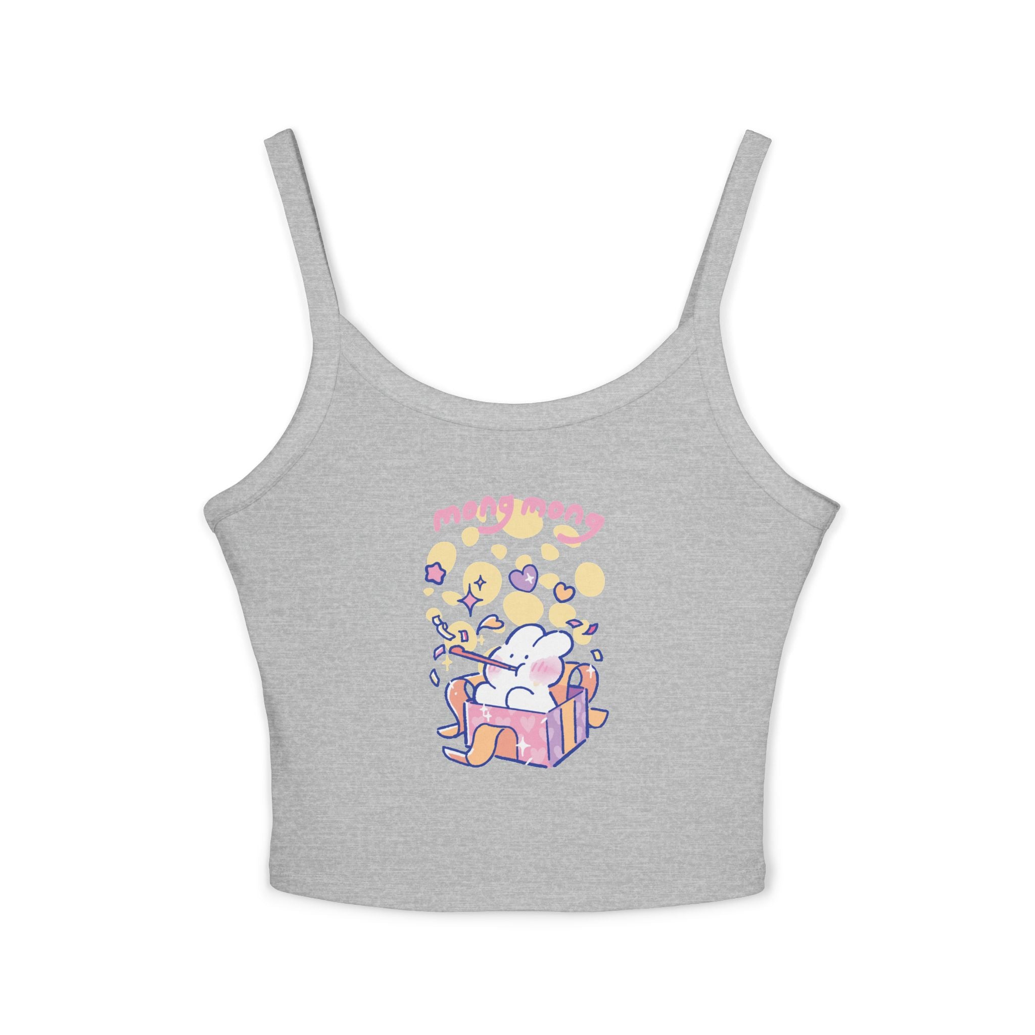 Lovely Mong Mong Spaghetti Strap Tank Top