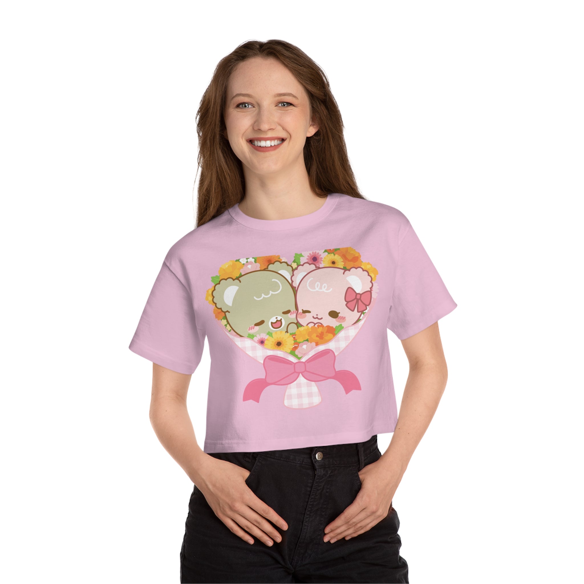 Sugar Cubs Love T Champion Women's Heritage Cropped T-Shirt