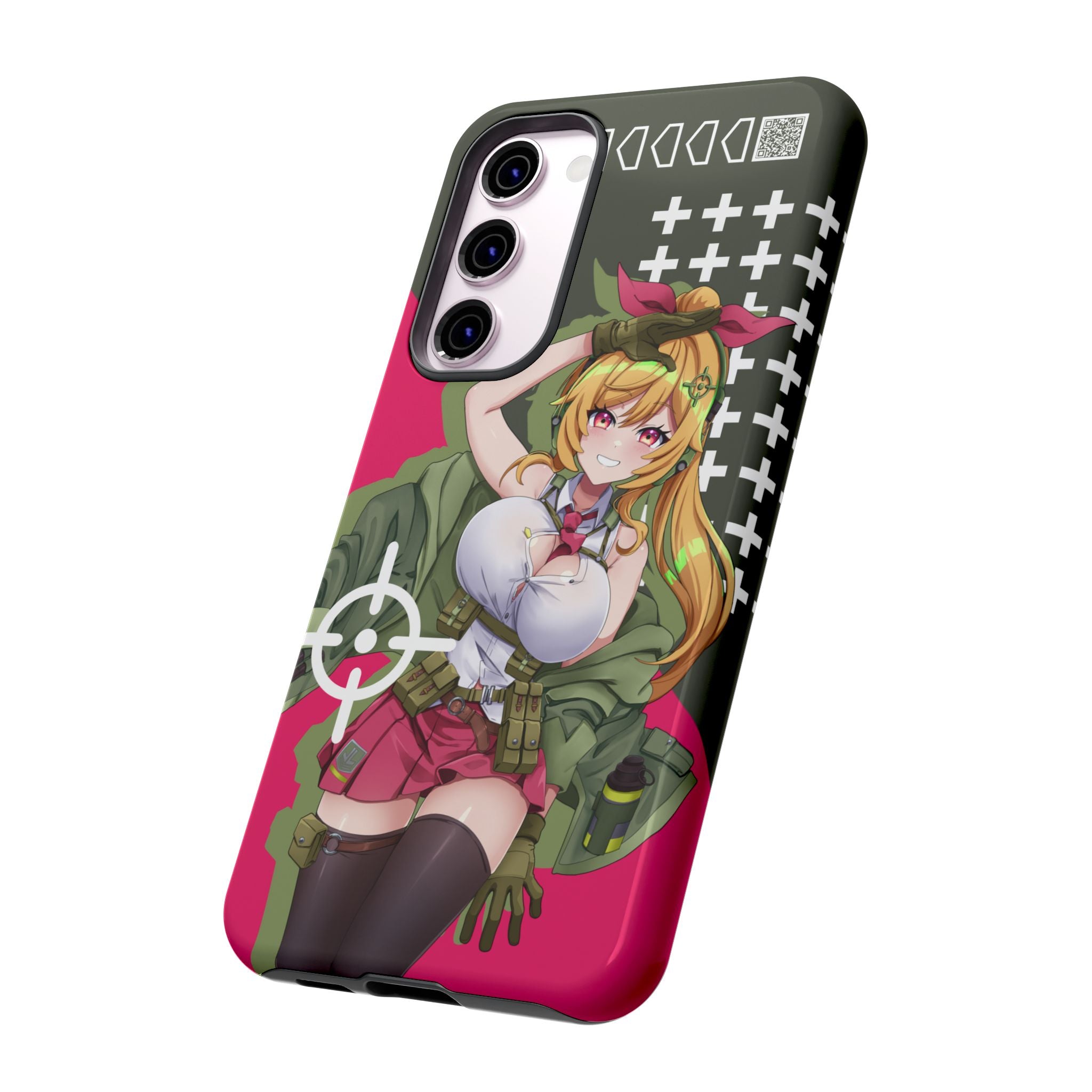 タレットガールズ - ロックオン スマホケース