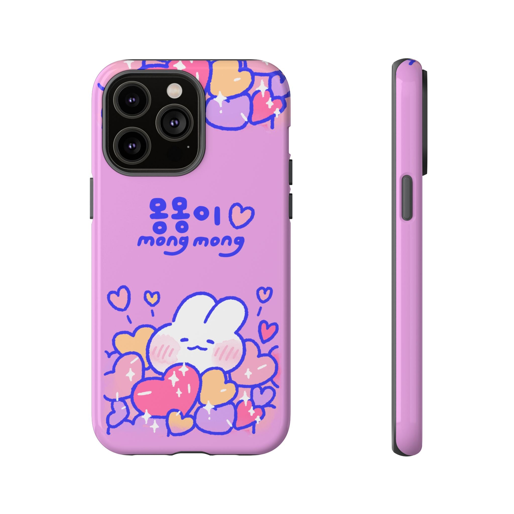 Lovely Mong Mong Heart Bath Phone Case