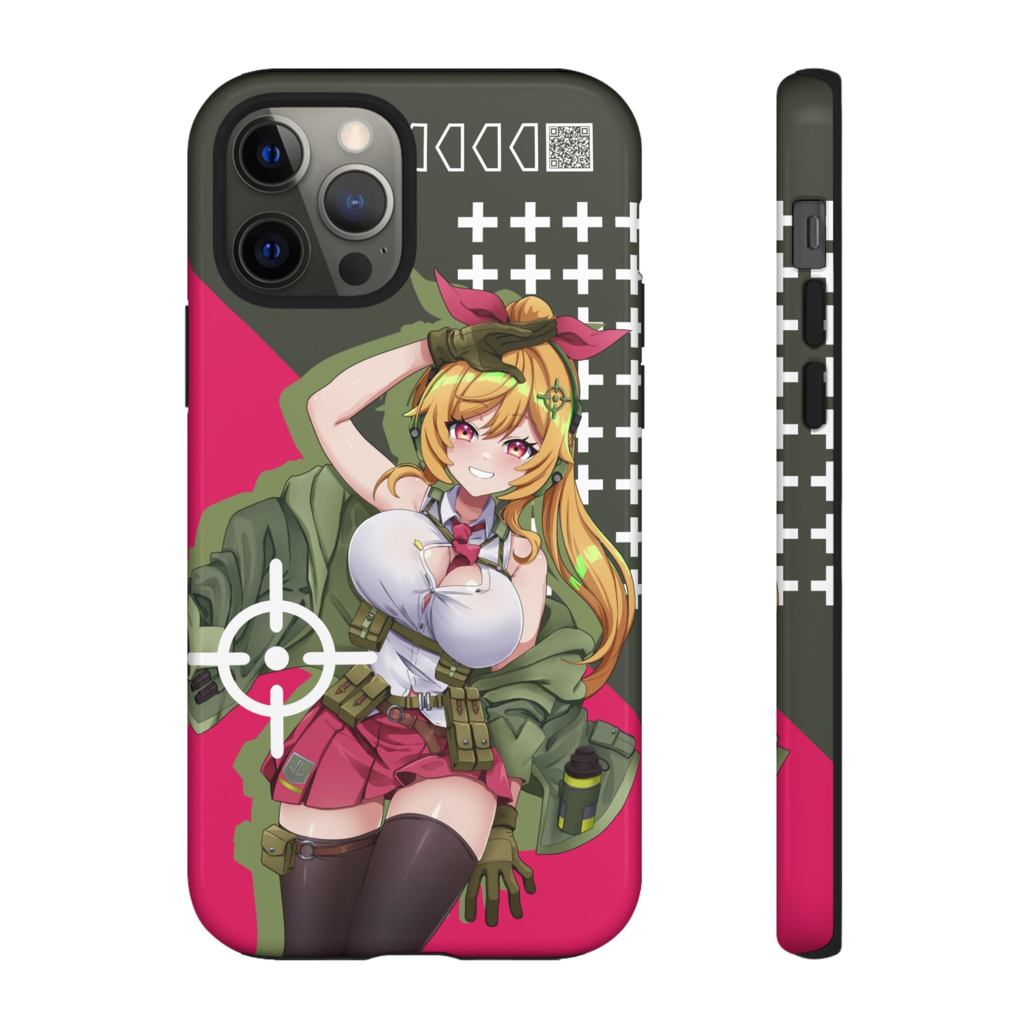 タレットガールズ - ロックオン スマホケース