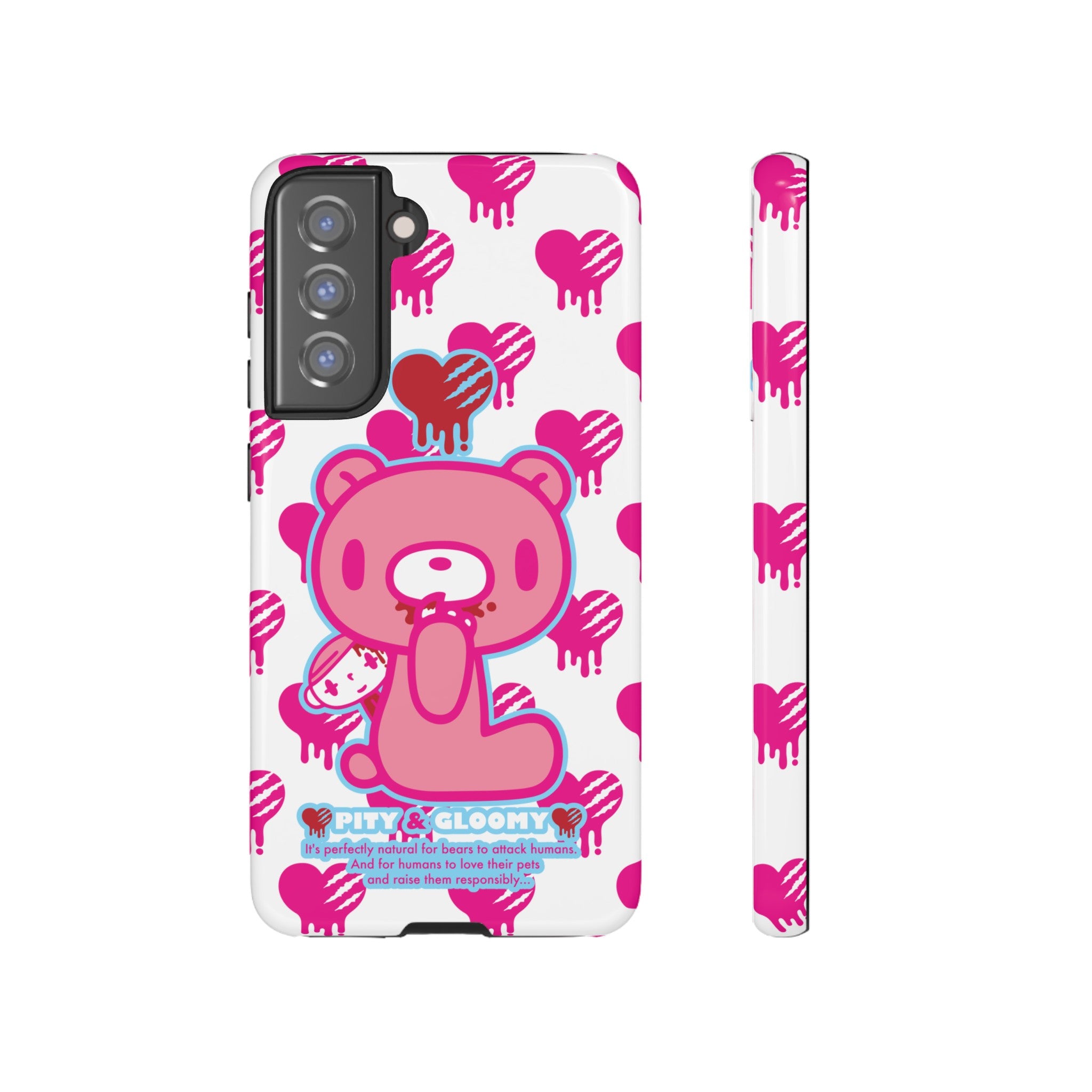 Gloomy Bear White Phone Case