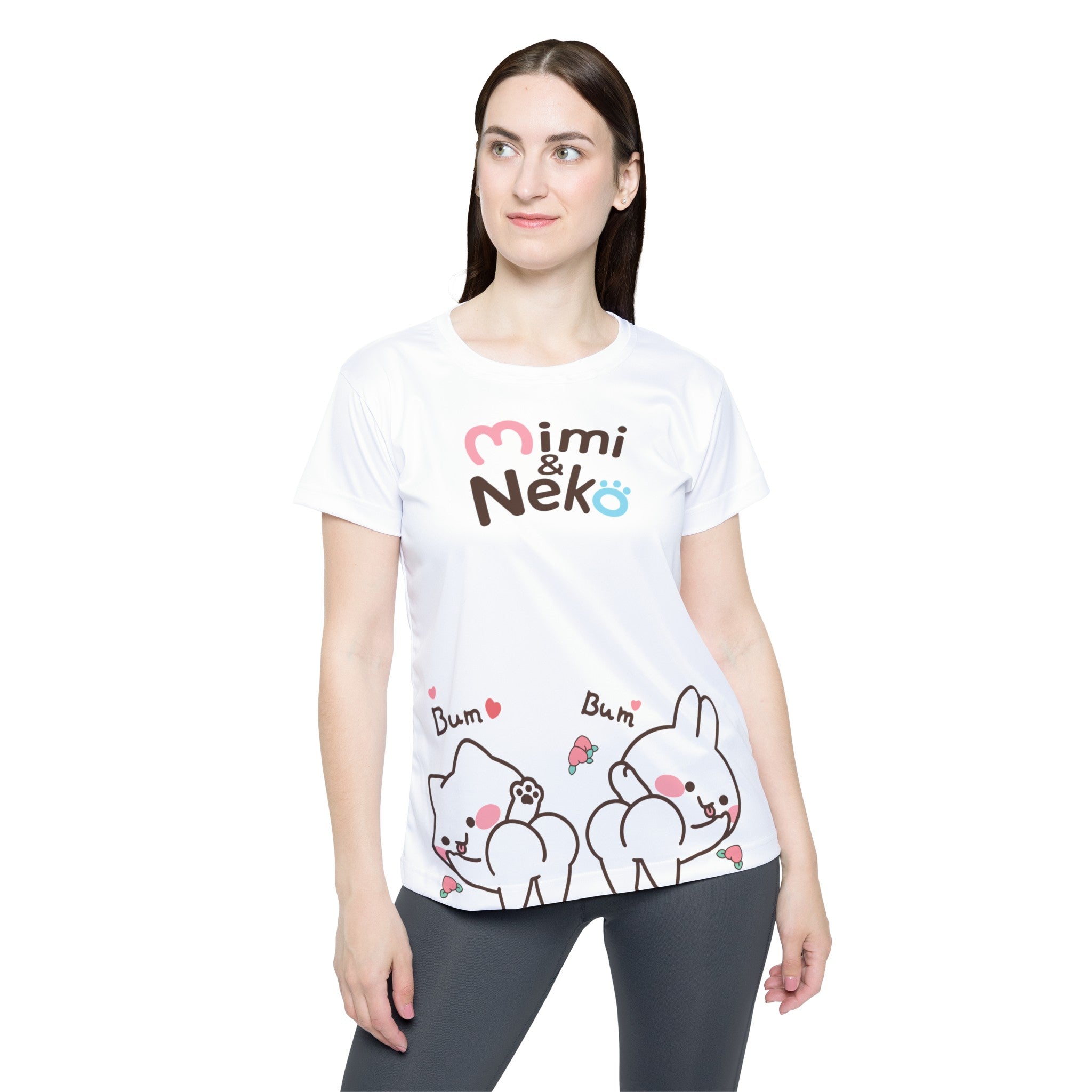 Mimi & Neko Bum Bum AOP Tee