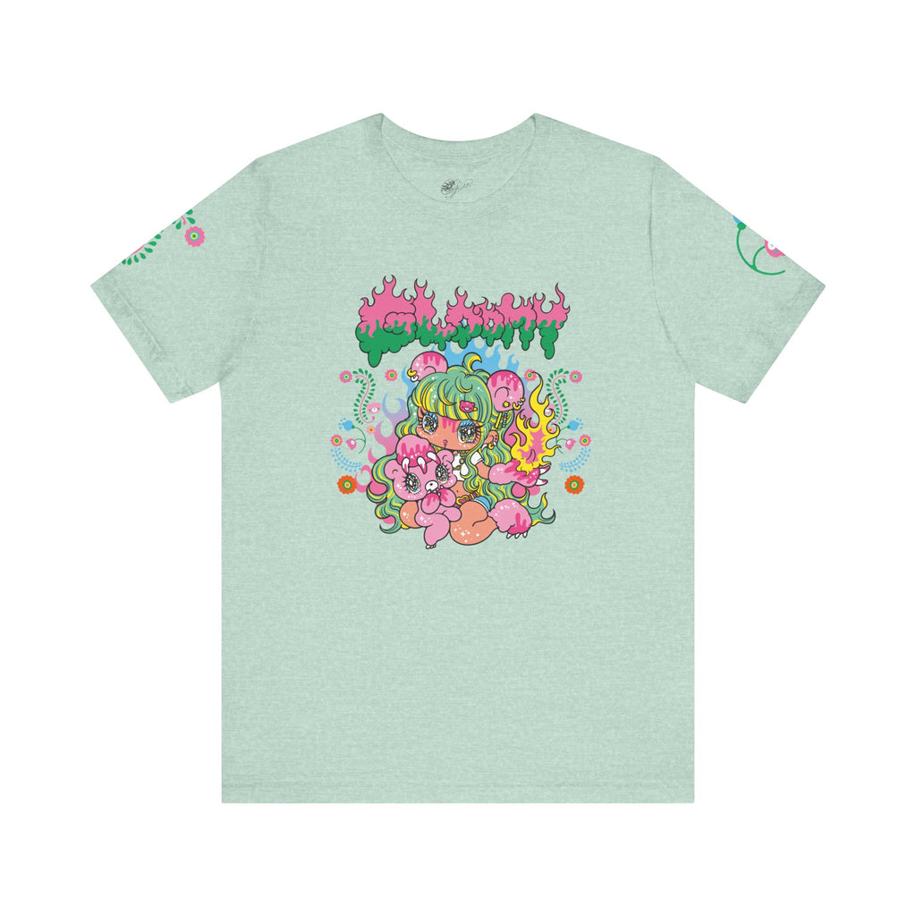 YURIE SEKIYA X GLOOMY BEAR🌟 FLAME GAL 2024 Unisex Short Sleeve Tee
