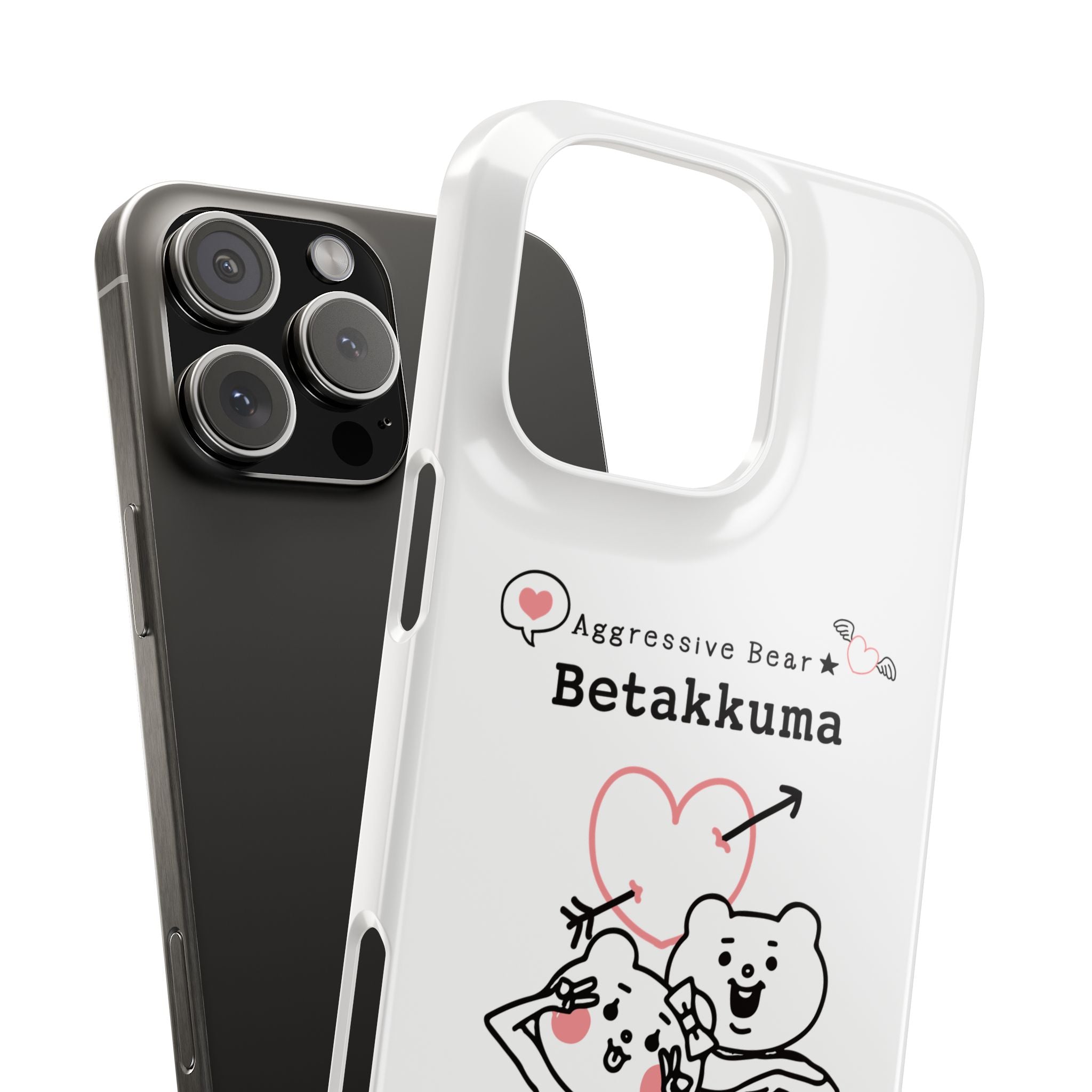 Betakkuma Arrow Heart Phone Case