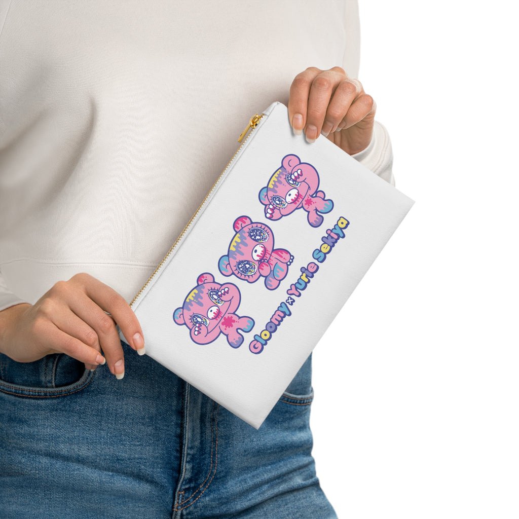 YURIE SEKIYA x GLOOMY BEAR ⭐️ GLOOMY TRIO Cosmetic Bag