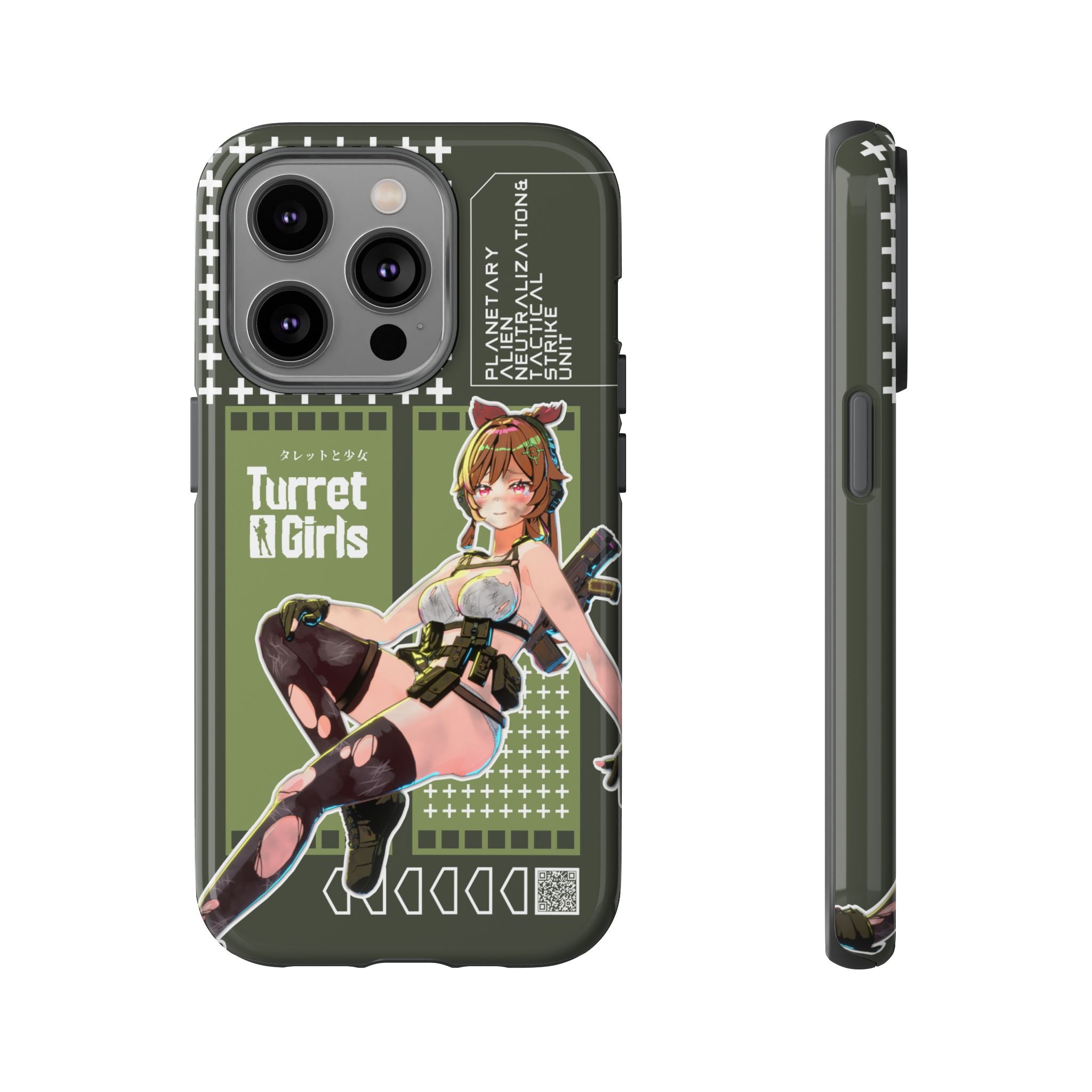 タレットガールズ - ぼろぼろのスマホケース