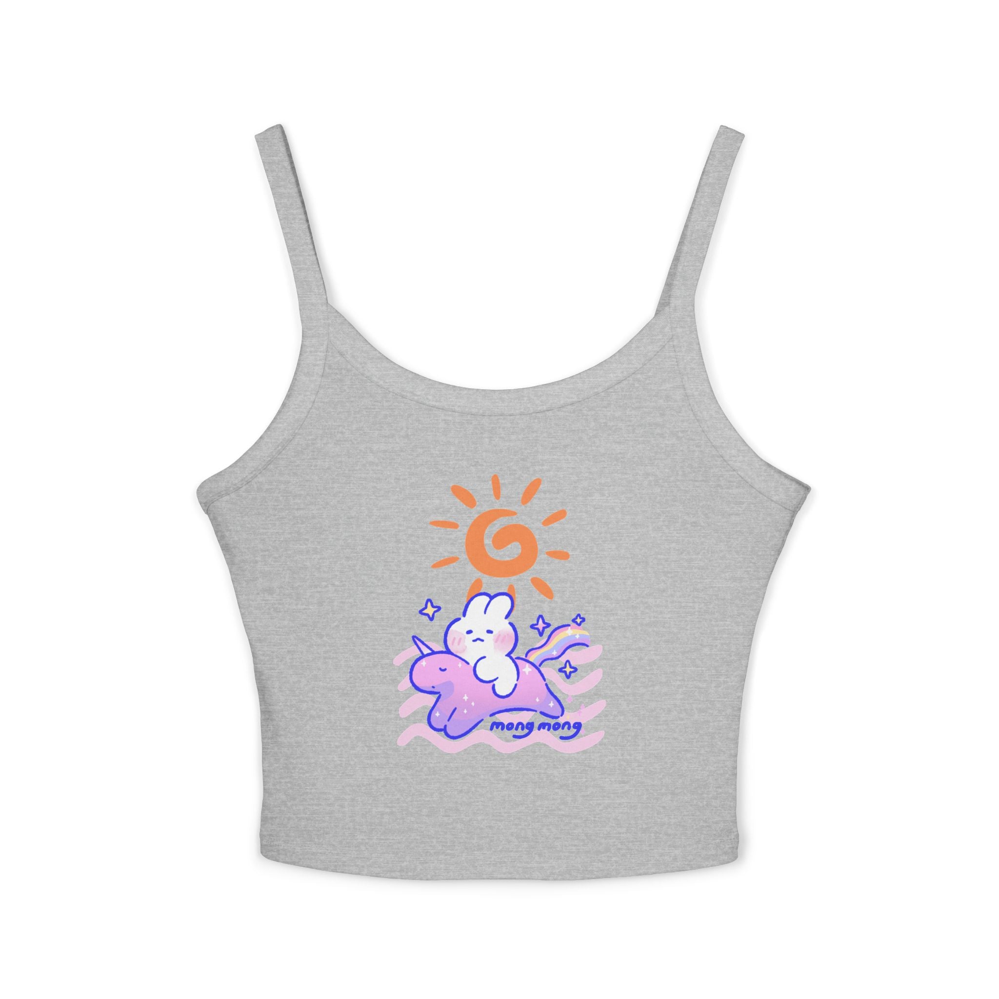 Lovely Mong Mong Spaghetti Strap Tank Top