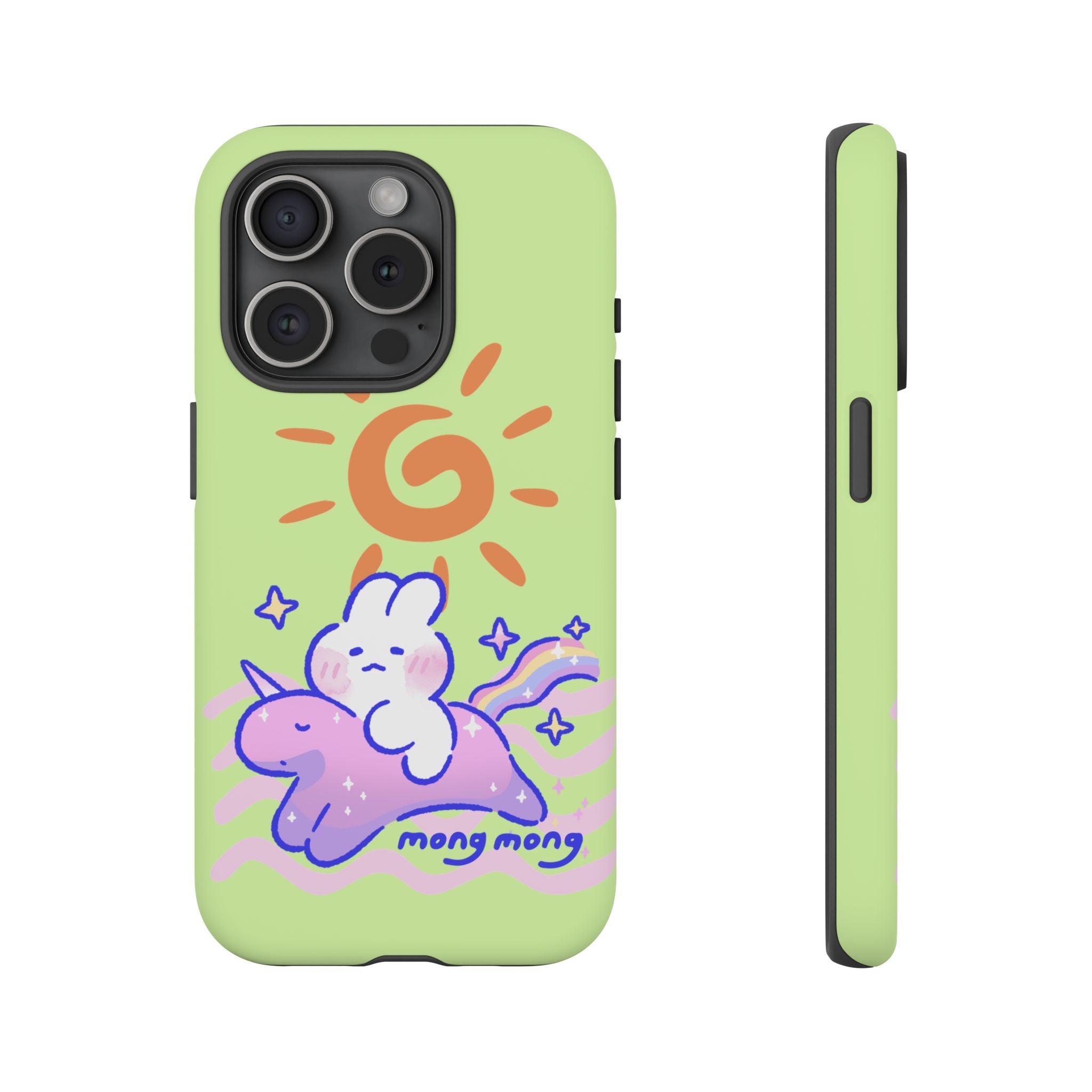 Lovely Mong Mong Ride a Unicorn Phone Case