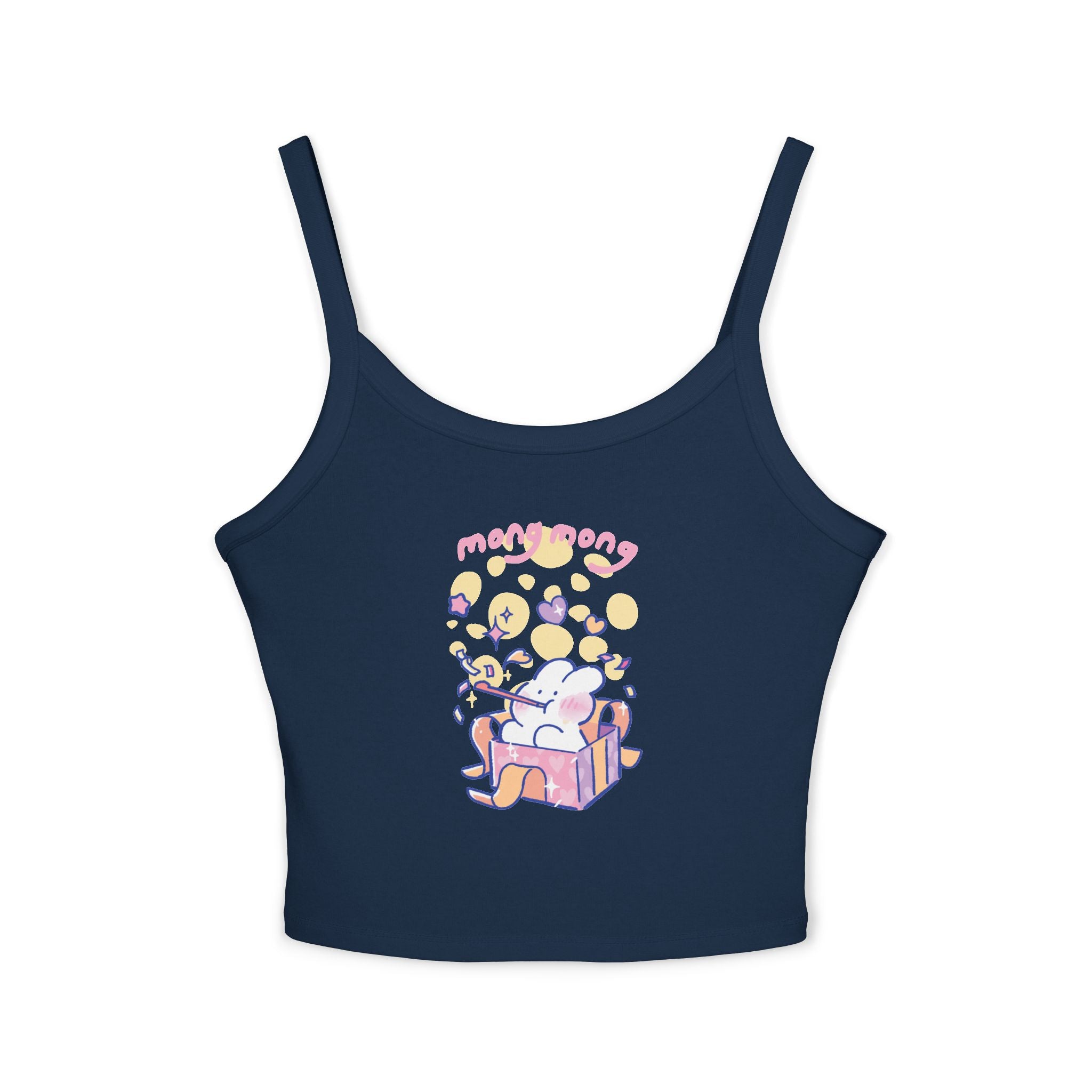 Lovely Mong Mong Spaghetti Strap Tank Top