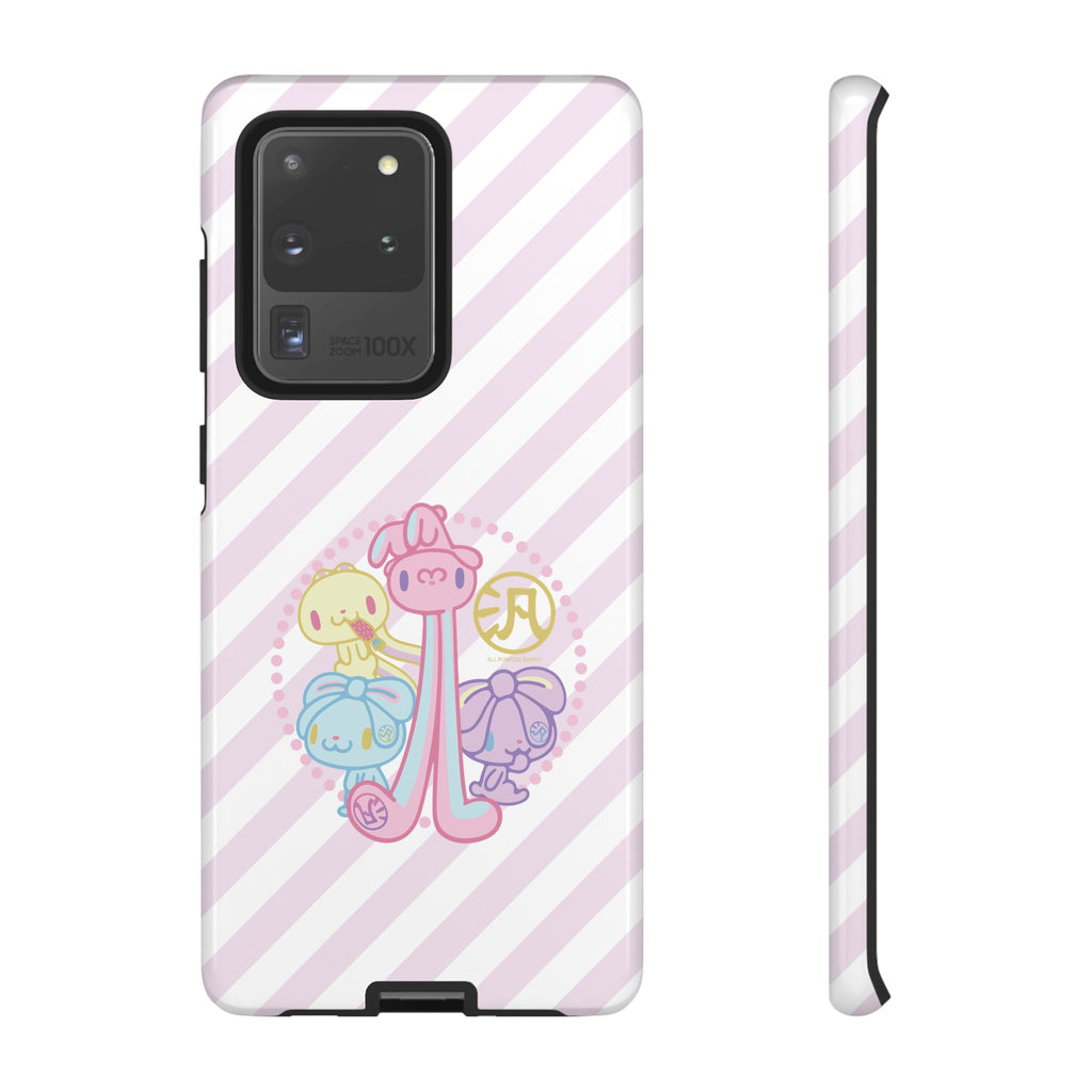 All Purpose Bunny Group Pastel Phone Case
