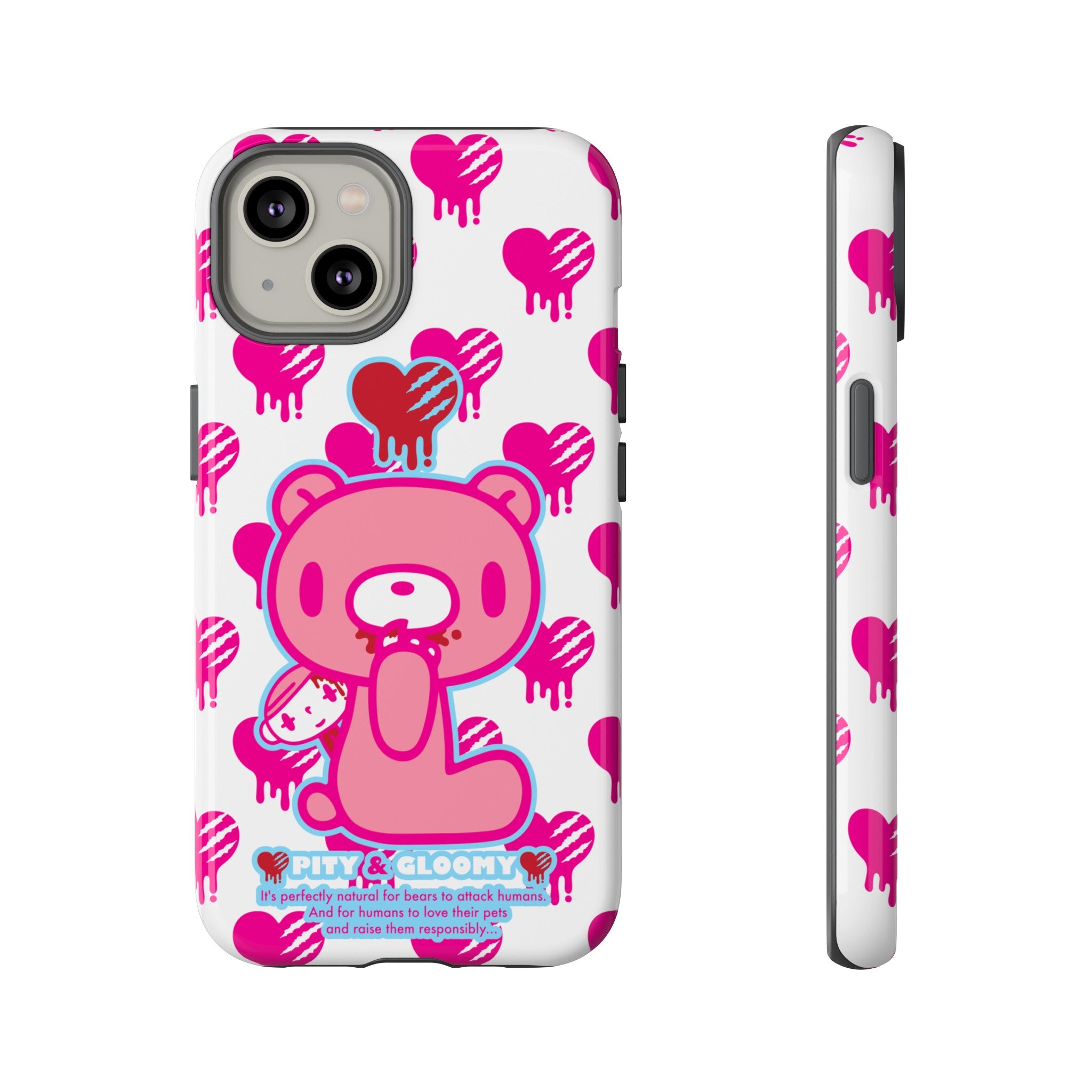 Gloomy Bear White Phone Case