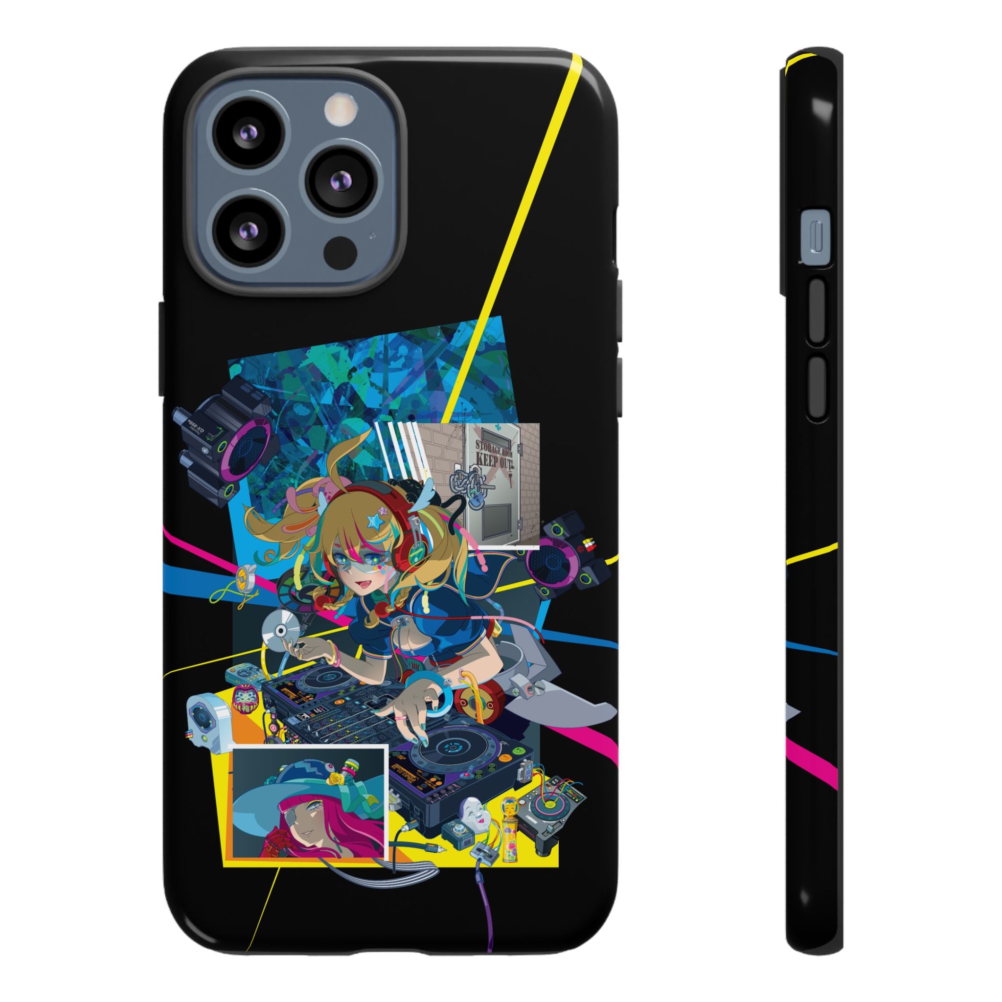 HYPERSONIC music club DJ VAL - Tough Phone Case