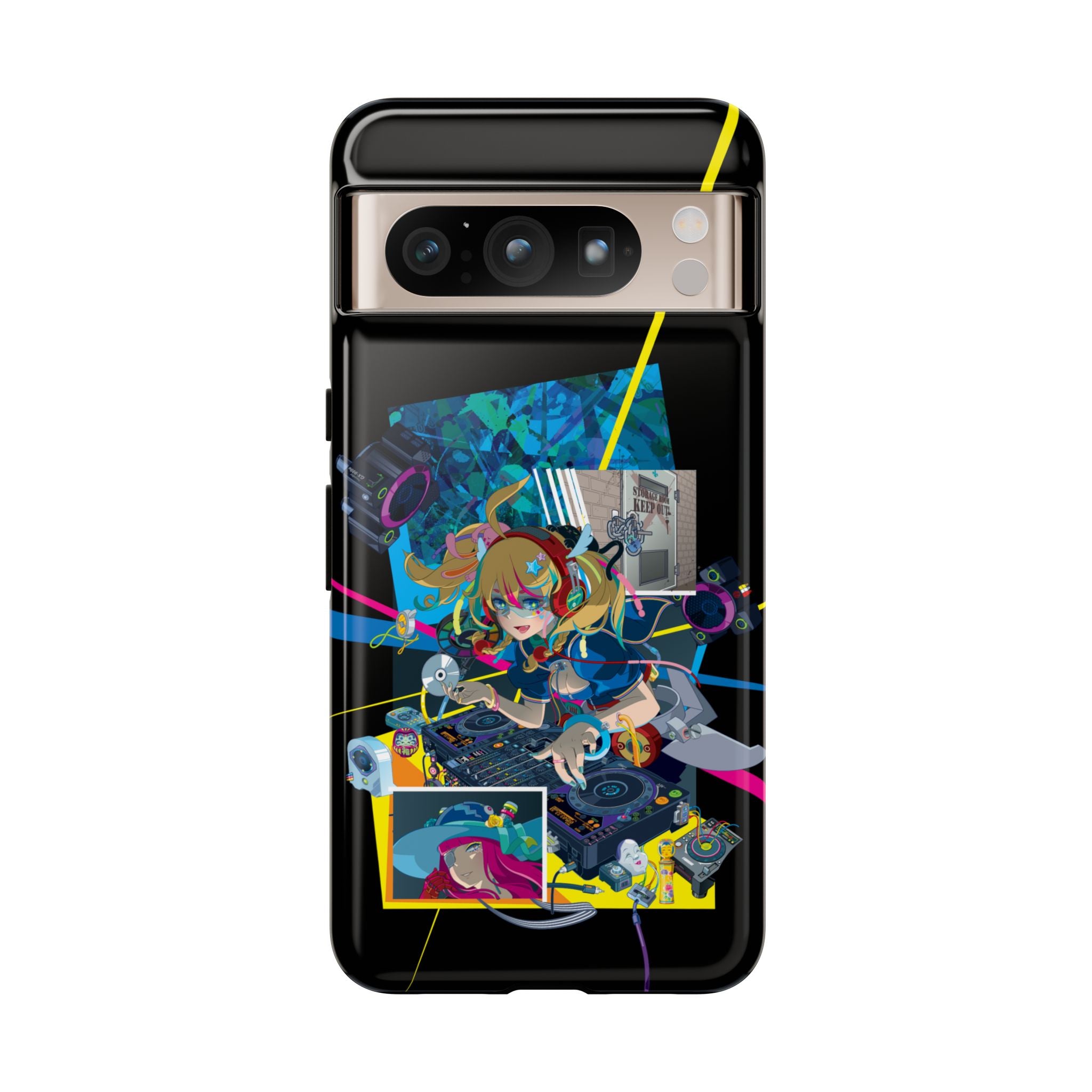 HYPERSONIC music club DJ VAL - Tough Phone Case