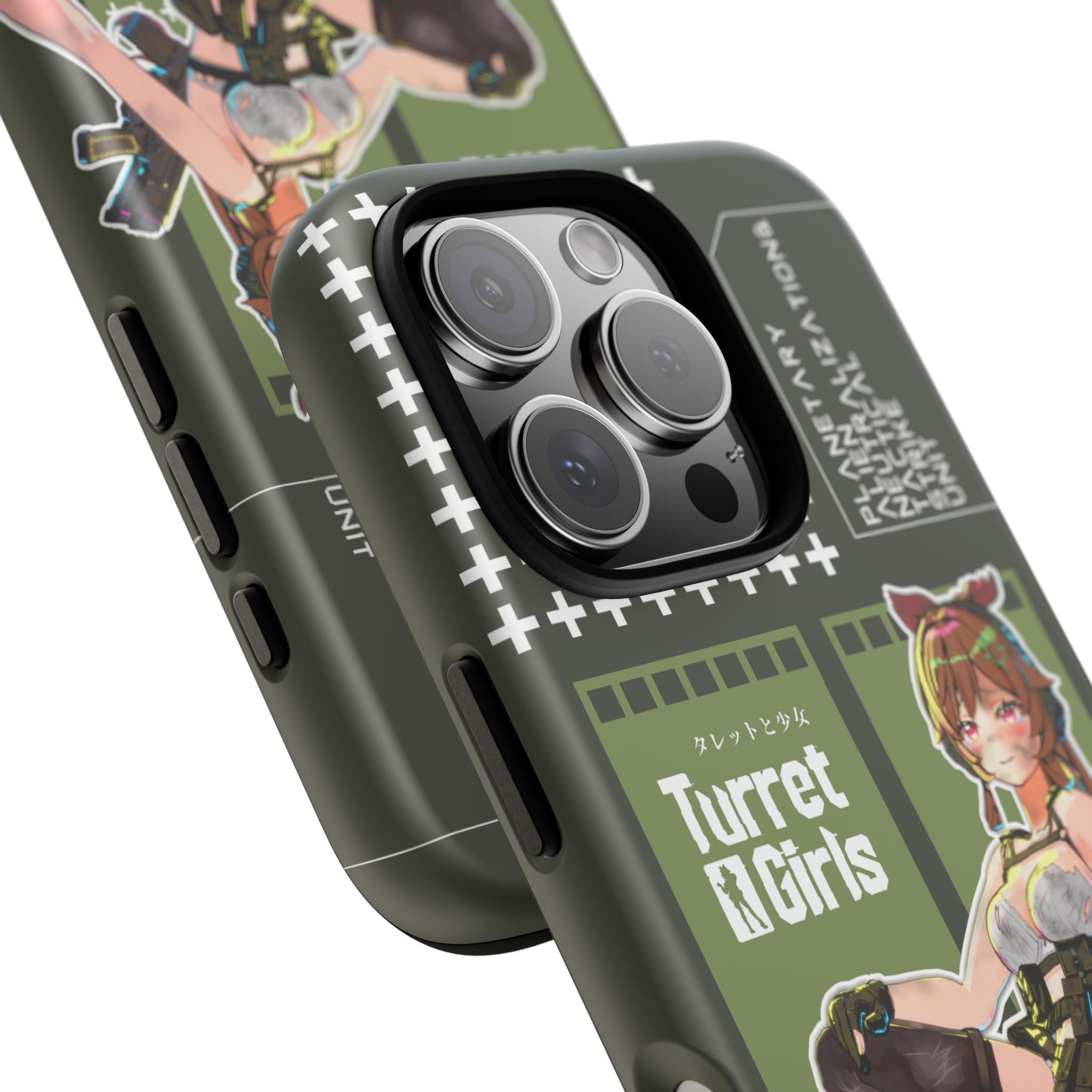 タレットガールズ - ぼろぼろのスマホケース